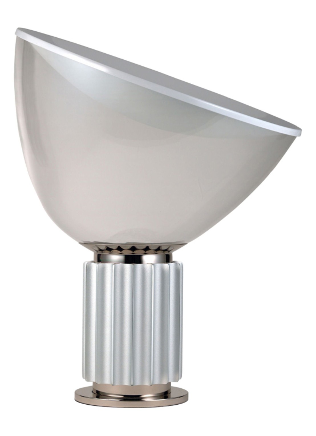Flos Taccia Small tafellamp LED - voorkant zilver