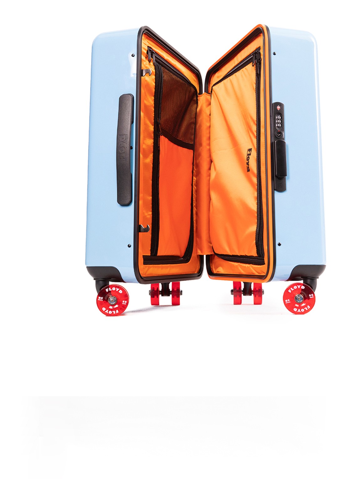 Floyd Cabin Spinner 55 cm - voorkant 2 lichtblauw