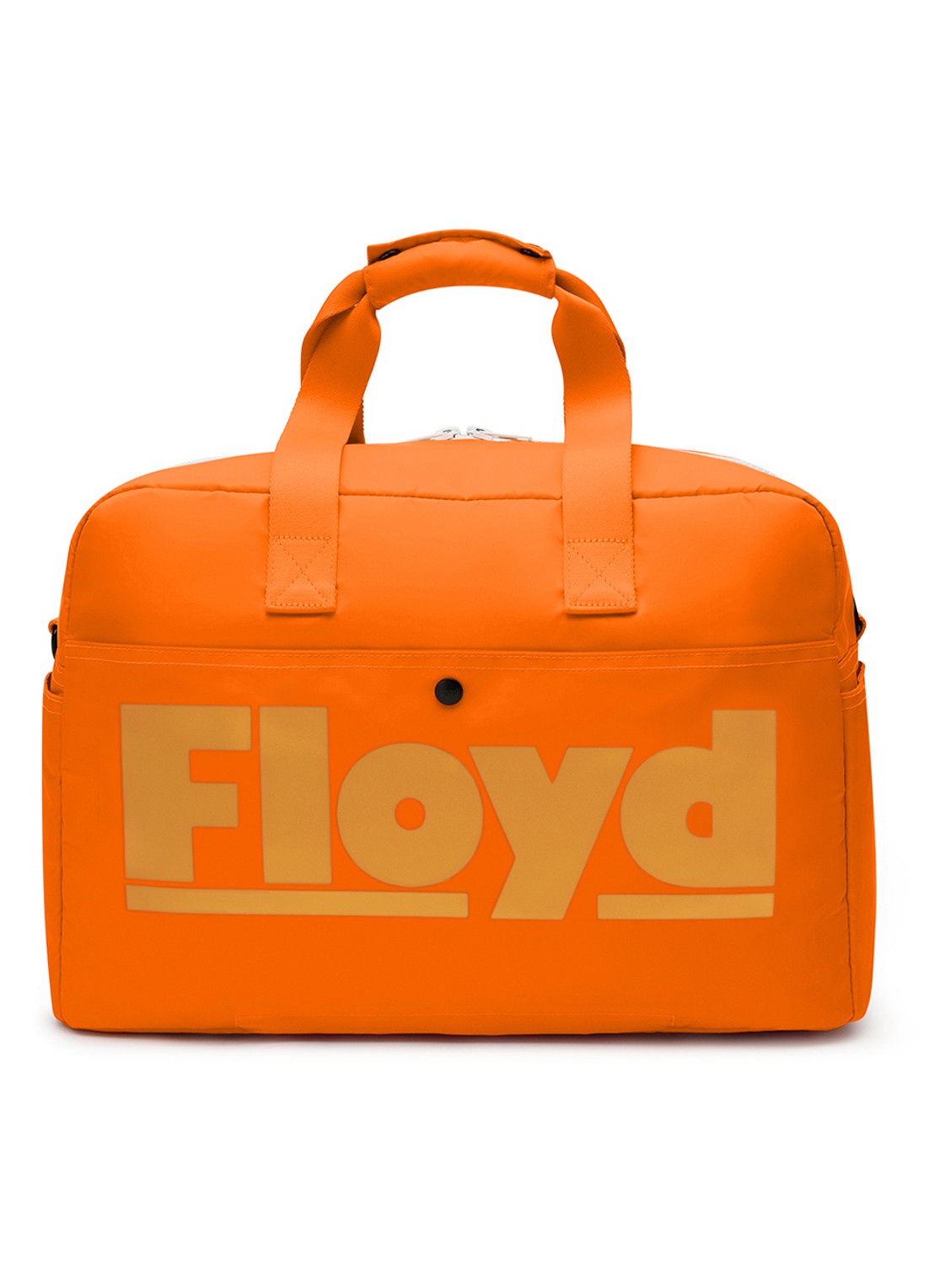 Floyd Weekendtas met logoprint - detail 3 oranje