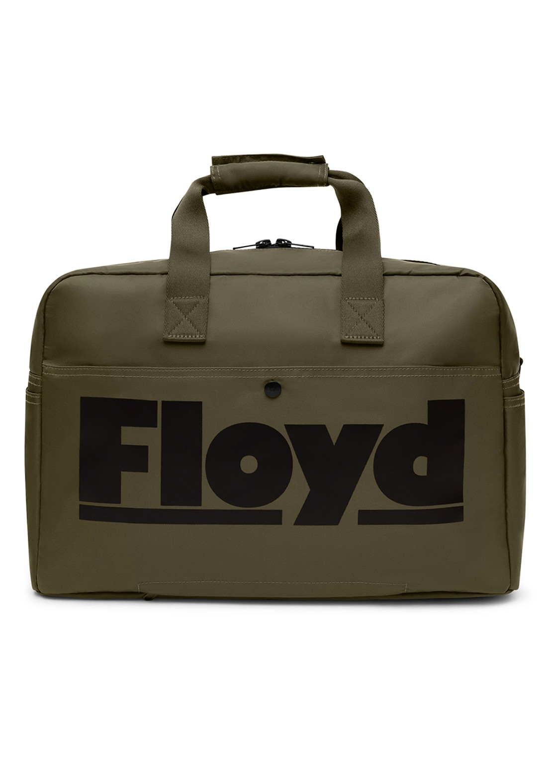 Floyd Weekendtas met logoprint - voorkant groen