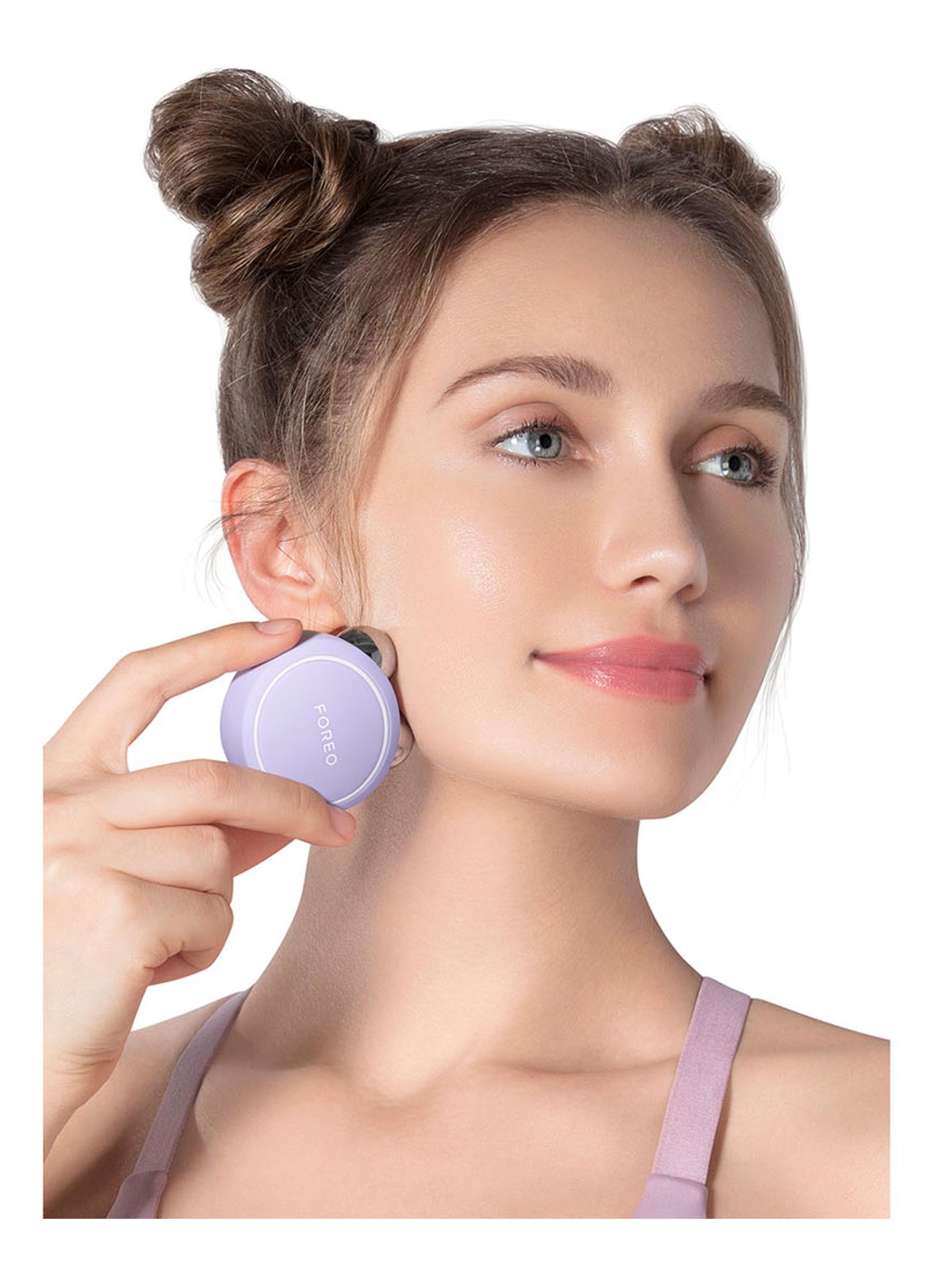 Foreo BEAR™ mini Lavender - gezichtstool - voorkant 4 lavender