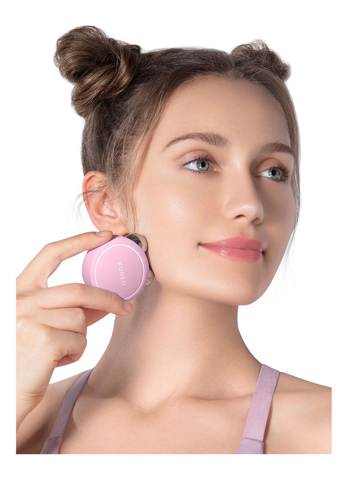 Foreo BEAR™ mini Pearl Pink - gezichtstool - voorkant 6 pearl pink