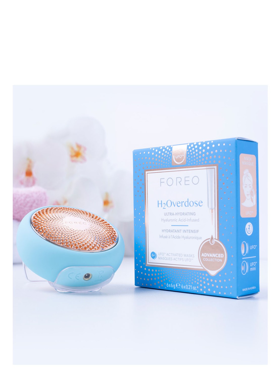Foreo H2Overdose Mask For UFO - gezichtsmasker 6 stuks - detail undefined