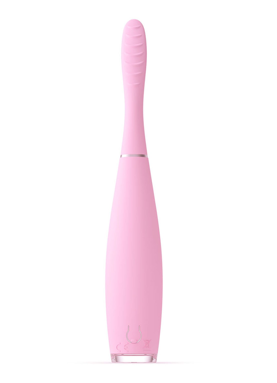 Foreo ISSA™ 3 ultra-hygienic silicone sonic toothbrush - elektrische tandenborstel - voorkant 2 pearl pink