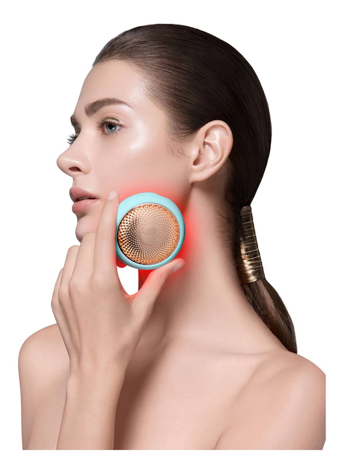 Foreo UFO™ 2 Mint - gezichtstool & masker - voorkant 5 mint