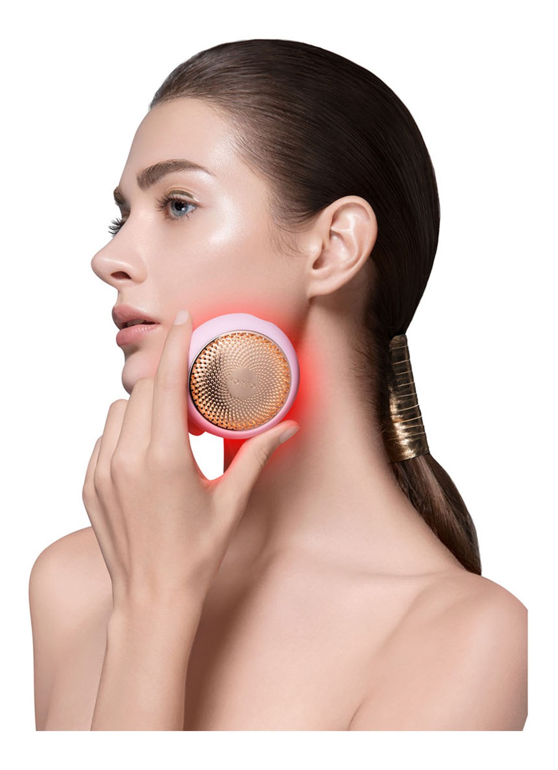 Foreo UFO™ 2 Pearl Pink - gezichtstool & masker - voorkant 2 pearl pink