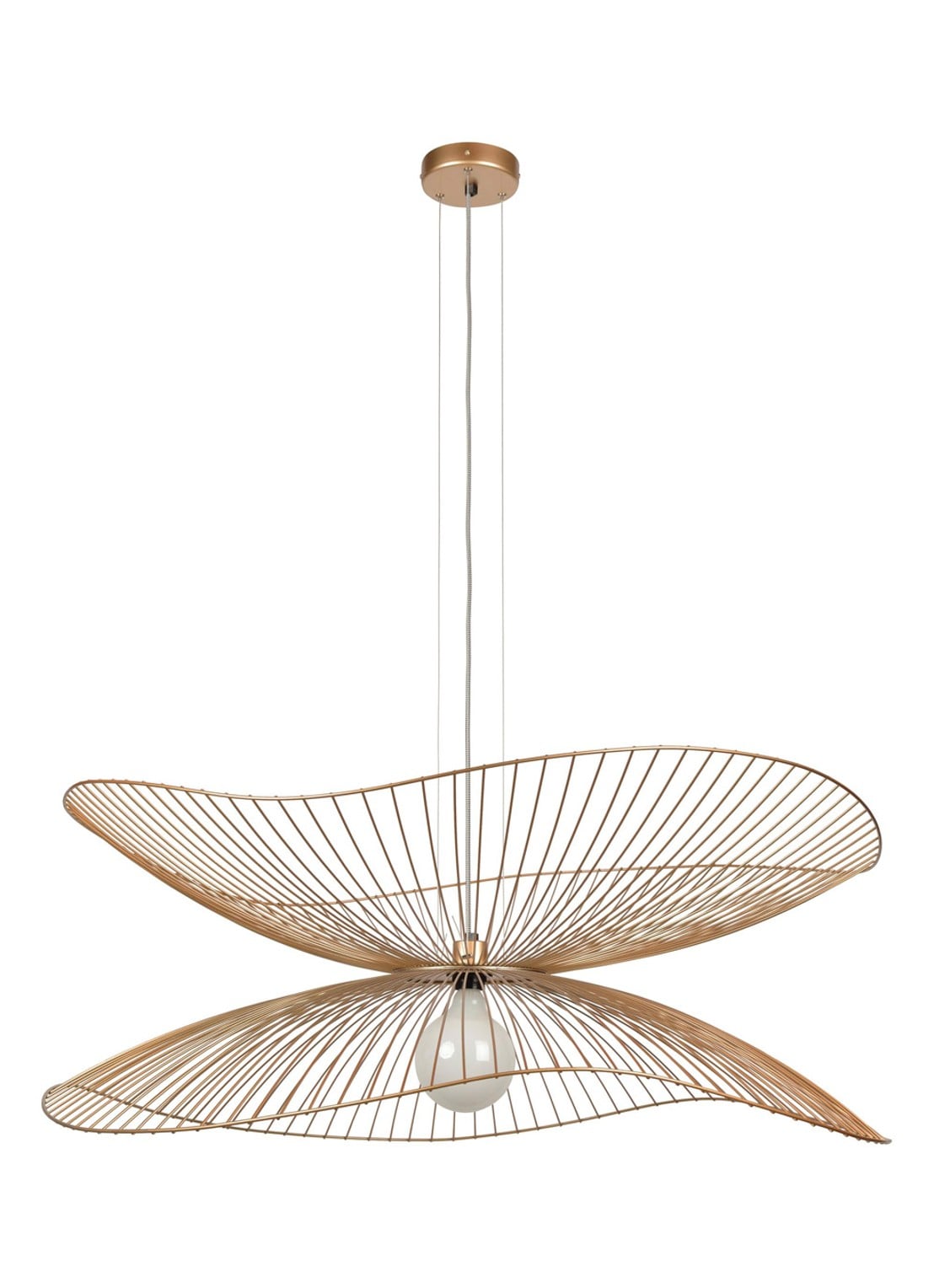 Forestier Libellule hanglamp large 102 x 104 x 25 cm - voorkant goud