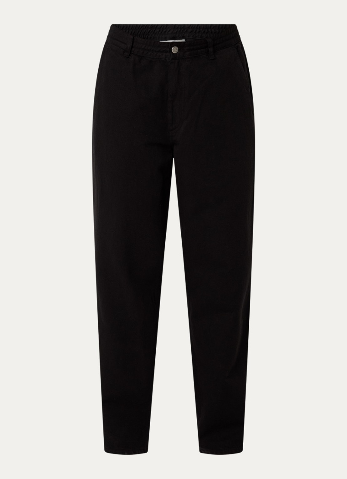 forét Clay loose fit jeans met steekzakken - voorkant 2 zwart
