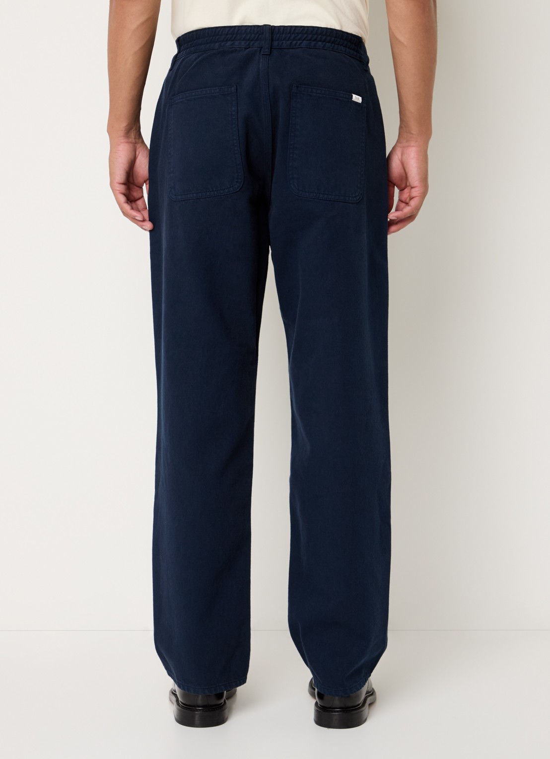forét Clay loose fit jeans met steekzakken - achterkant 3 indigo