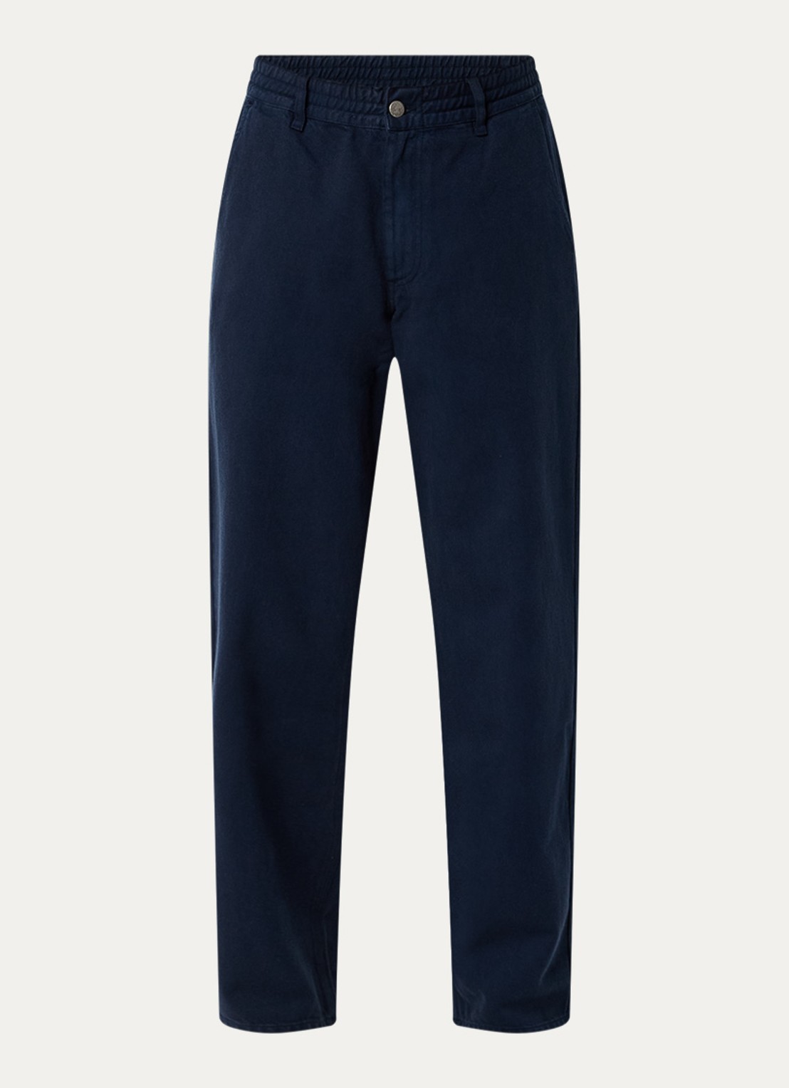 forét Clay straight leg jeans met steekzakken - voorkant 4 indigo