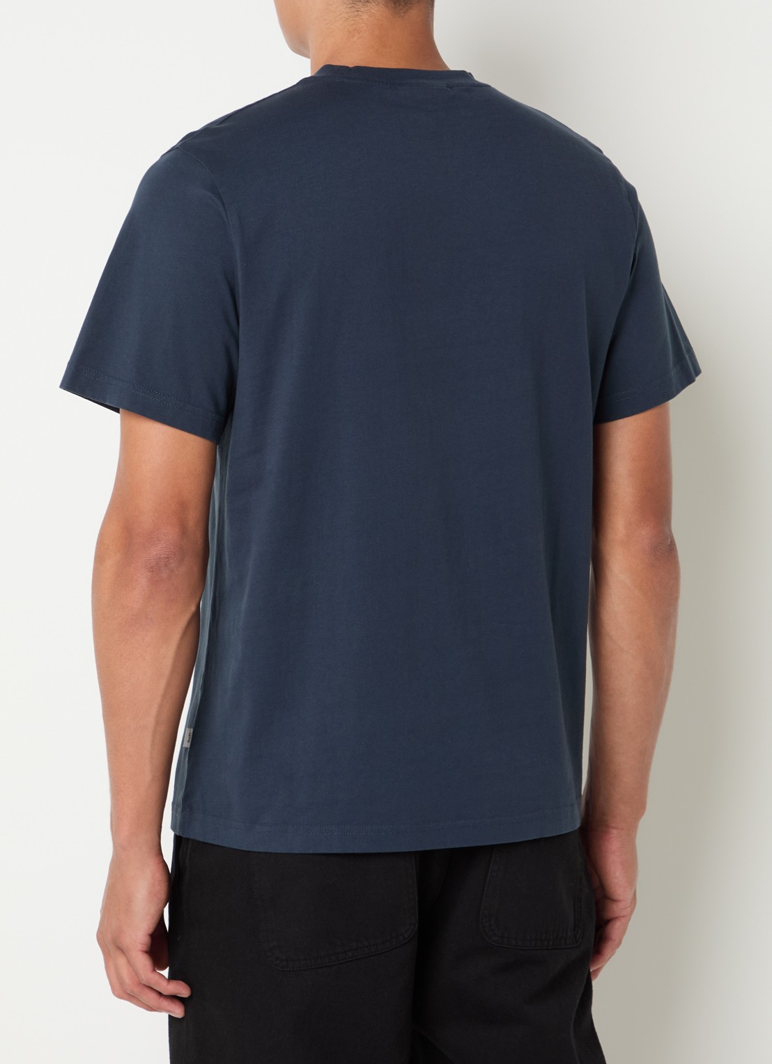 forét Duck T-shirt met borduring - achterkant 4 donkerblauw