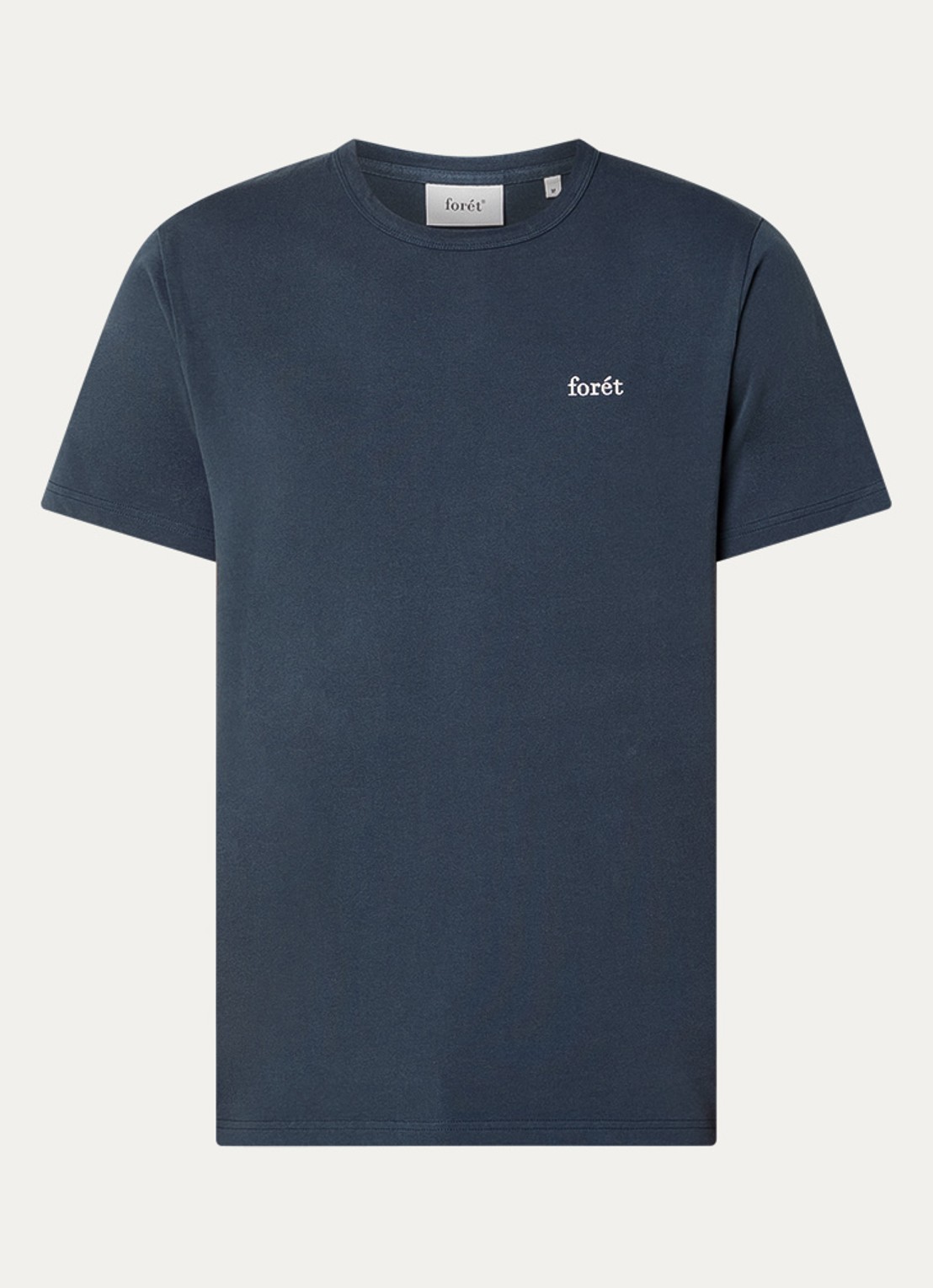 forét Oak T-shirt van  katoen - voorkant donkerblauw