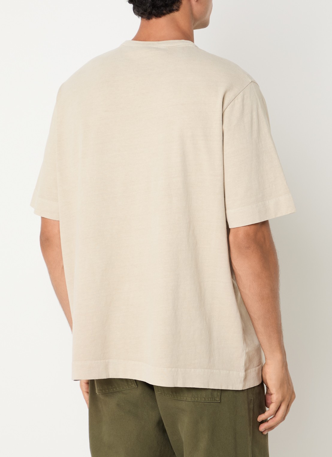 forét Park T-shirt met logoborduring - achterkant 4 khaki