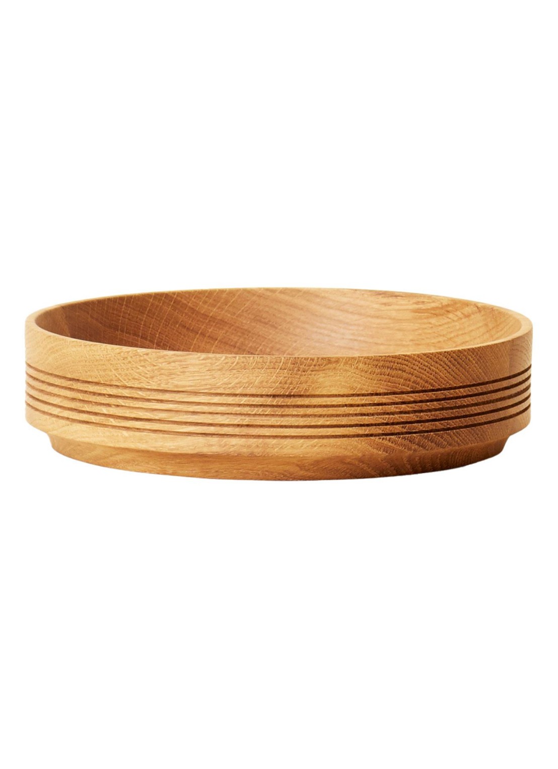 Form&Refine Section Wooden schaal 24 cm - voorkant beige
