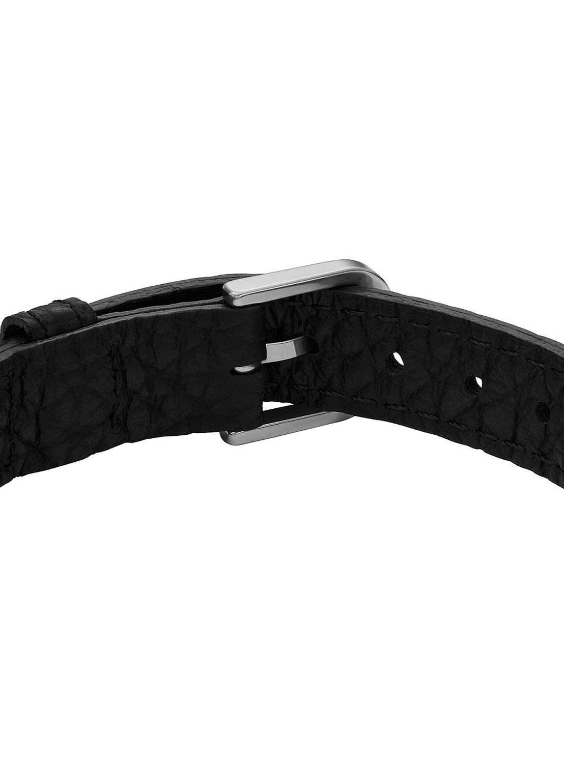 Fossil Armband van leer JF04473040 - detail 4 zwart