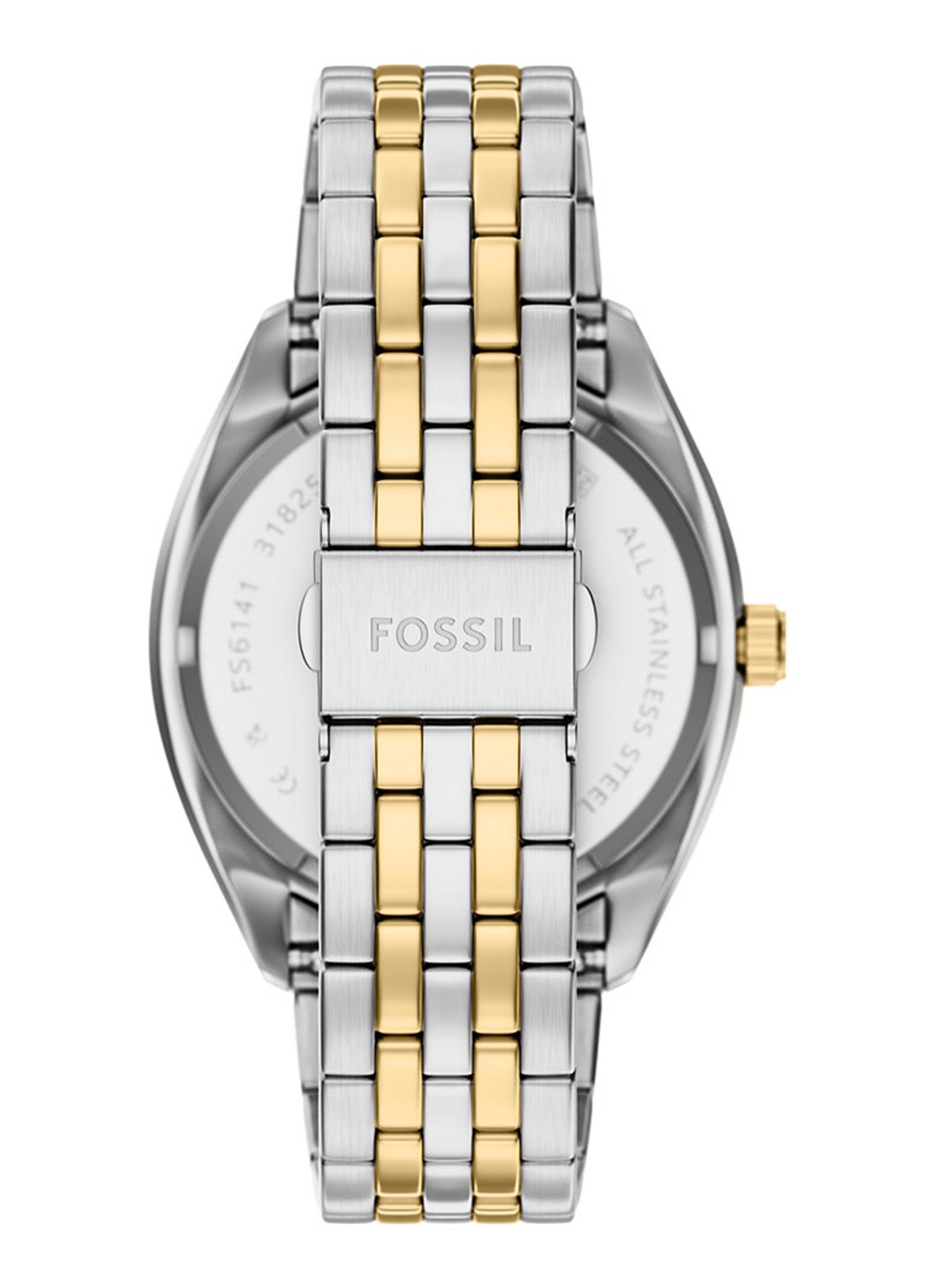 Fossil Campbell horloge FS6141 - detail zilver