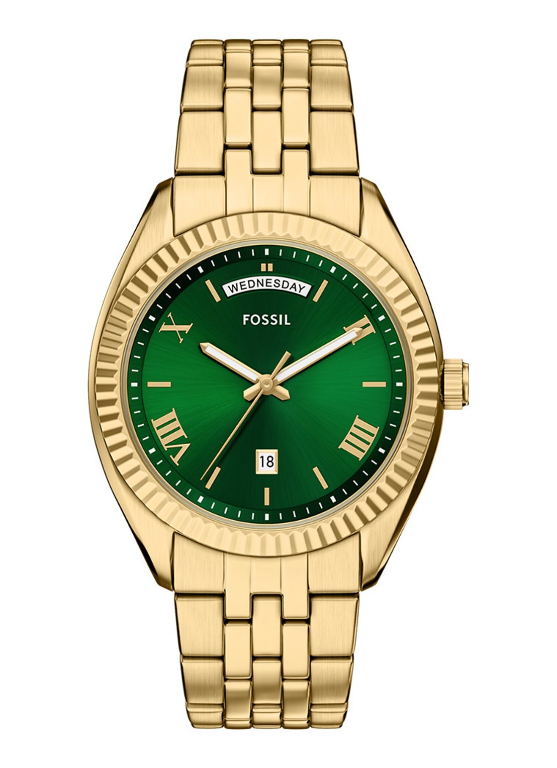 Fossil Campbell horloge FS6142 - voorkant goud