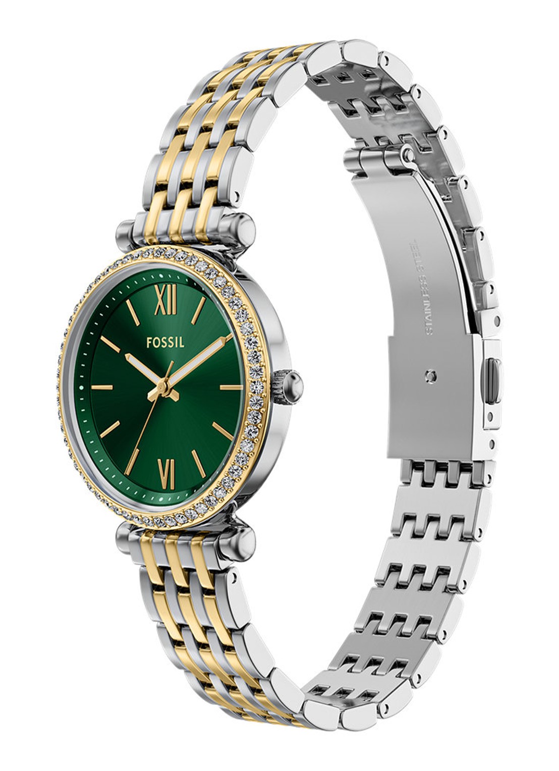 Fossil Carlie horloge ES5439 - detail 5 zilver