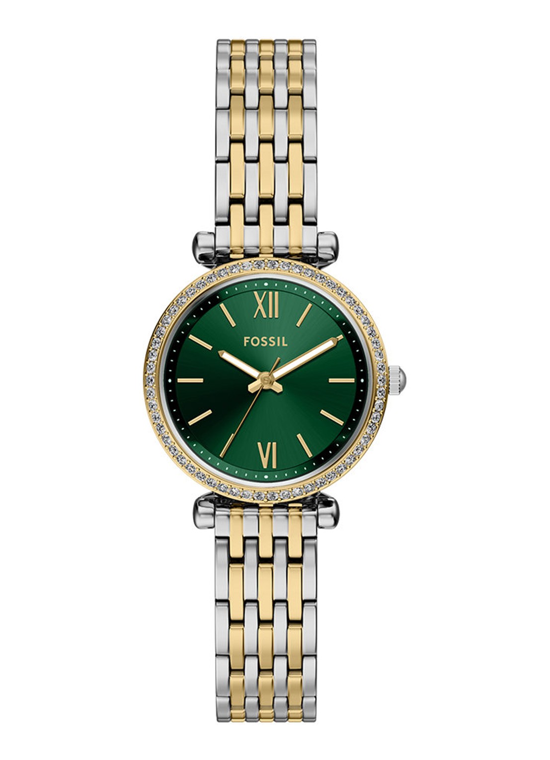 Fossil Carlie horloge ES5439 - voorkant zilver