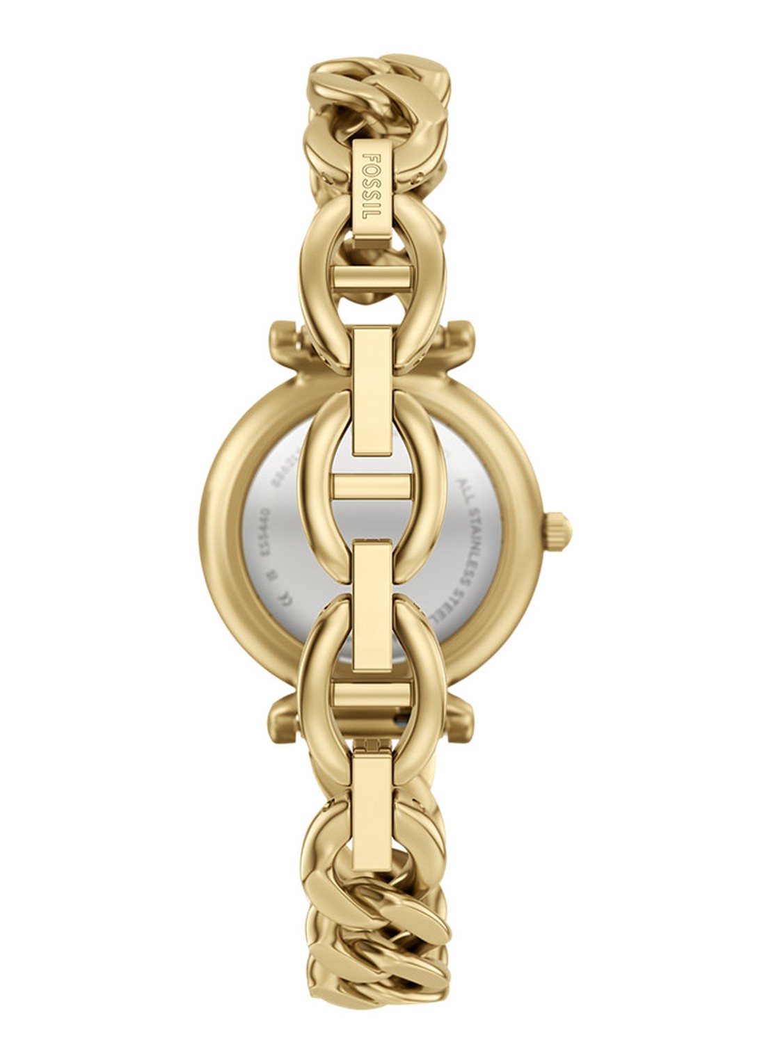 Fossil Carlie horloge ES5440 - detail goud