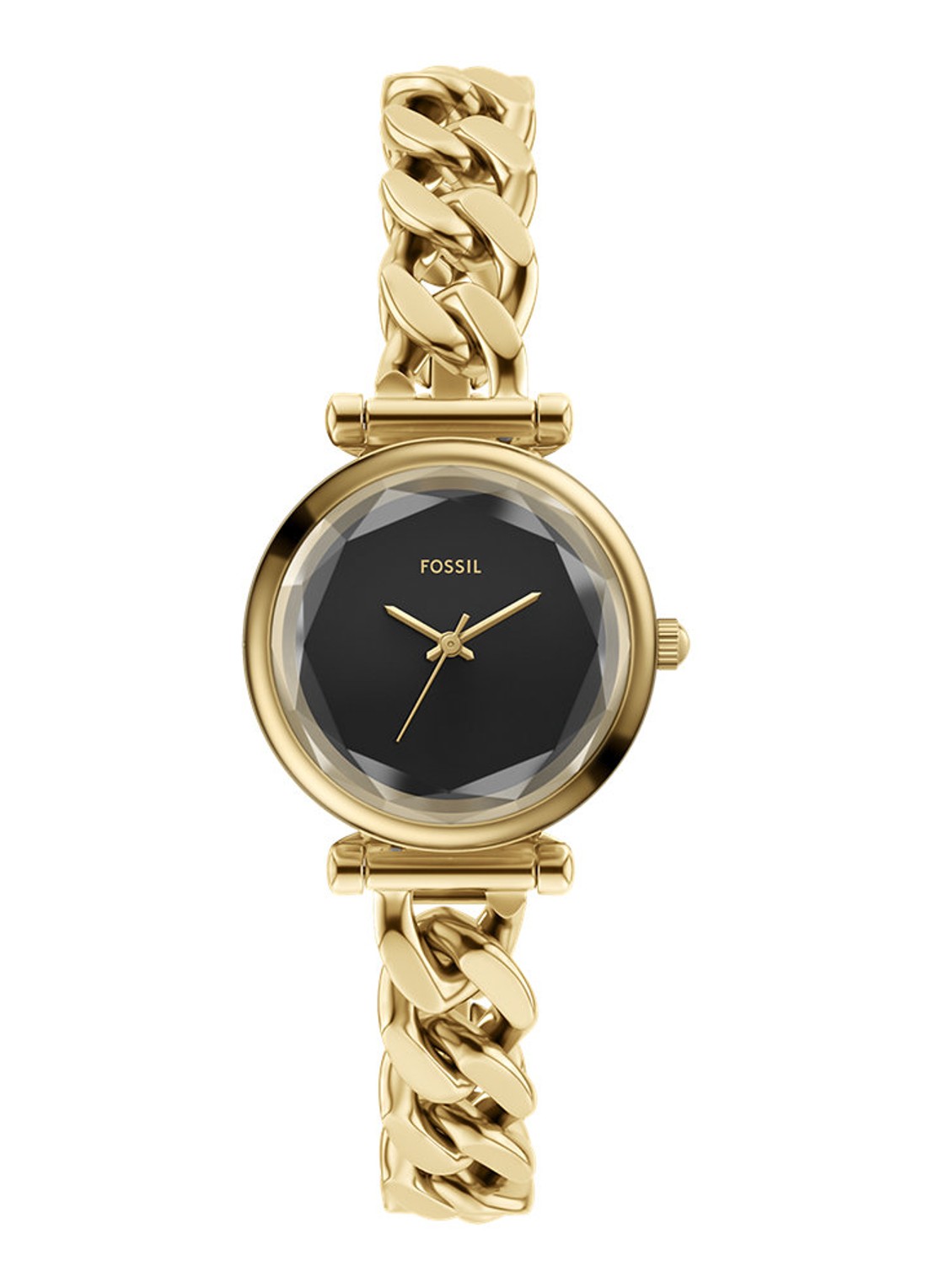 Fossil Carlie horloge ES5440 - voorkant 6 goud