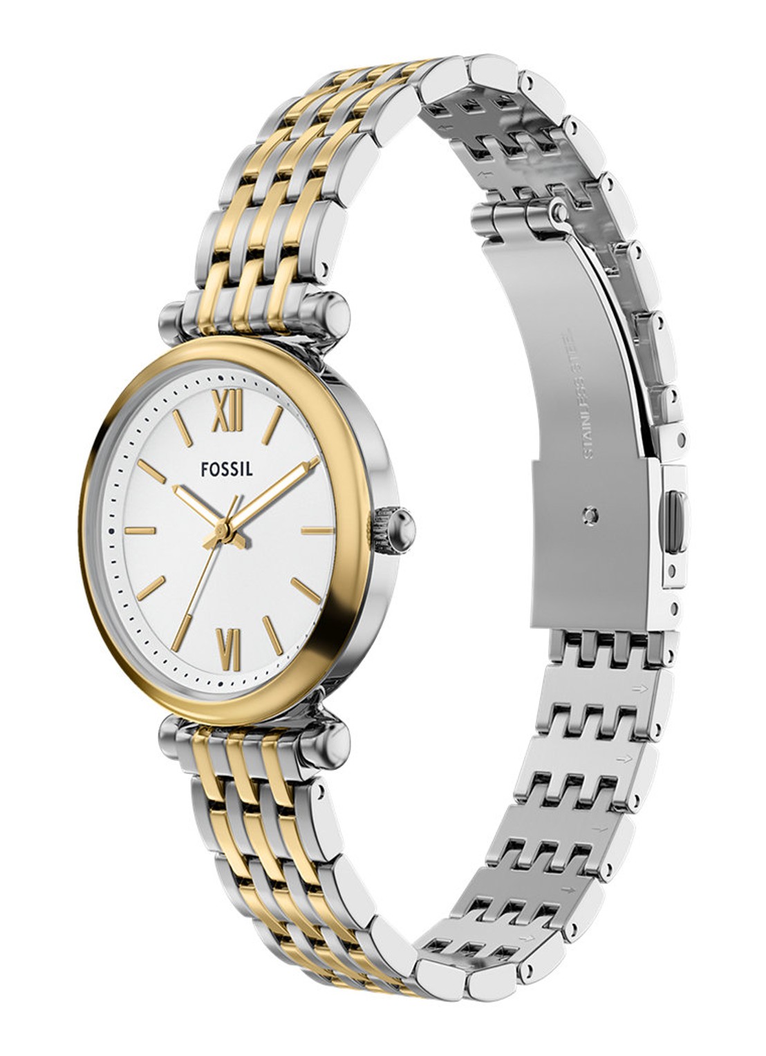 Fossil Carlie horloge ES5450SET - detail 4 zilver