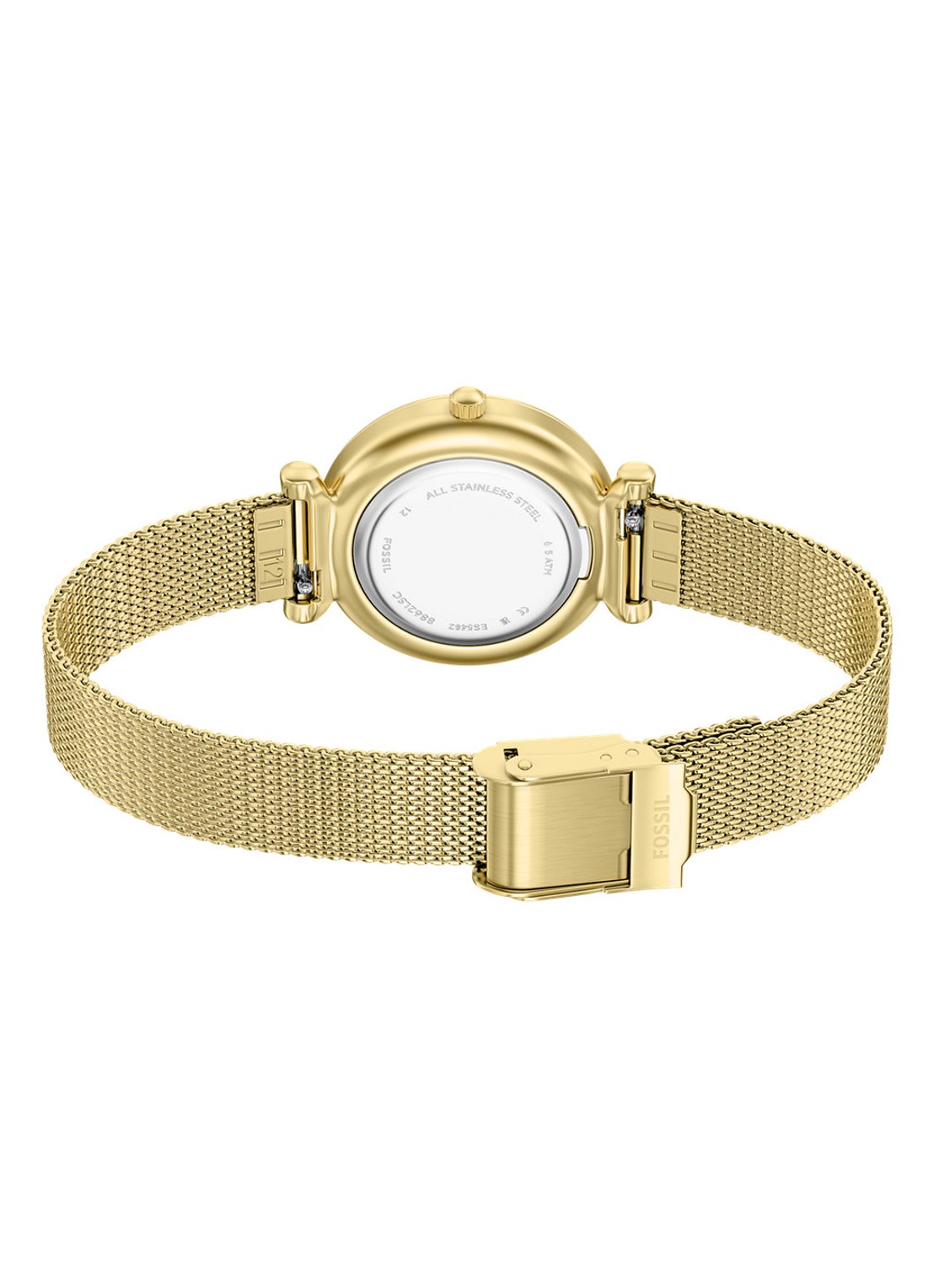 Fossil Carlie horloge ES5462 - detail 5 goud