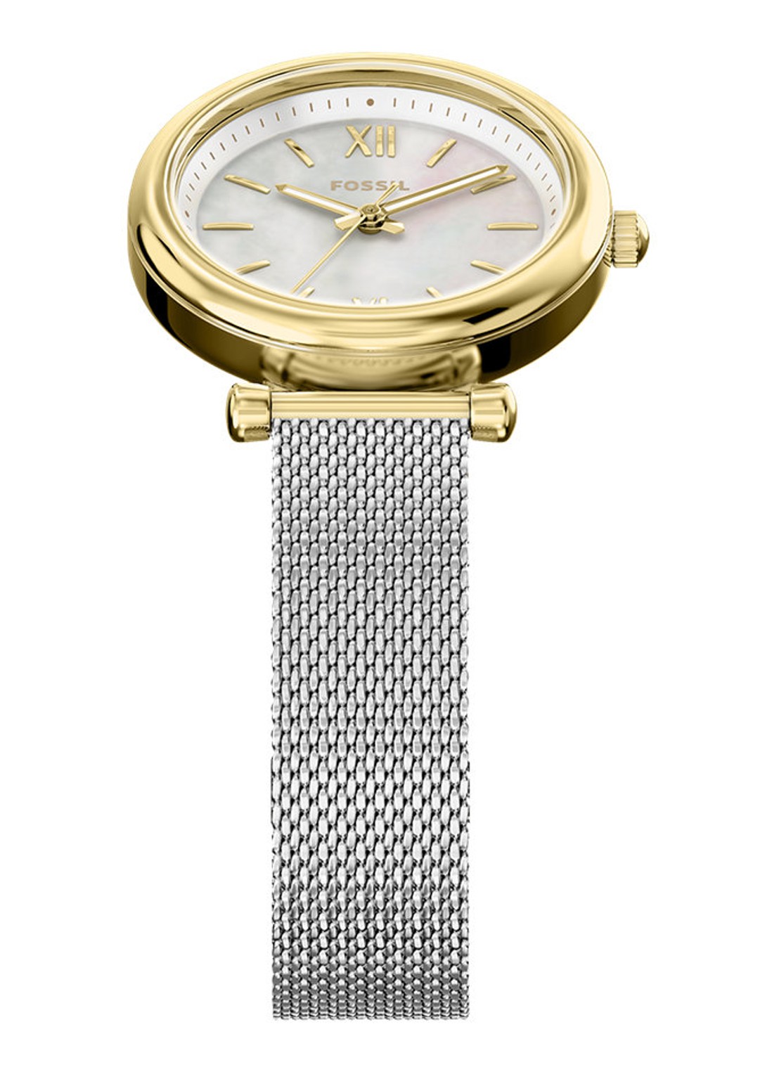 Fossil Carlie horloge ES5463 - detail 4 zilver