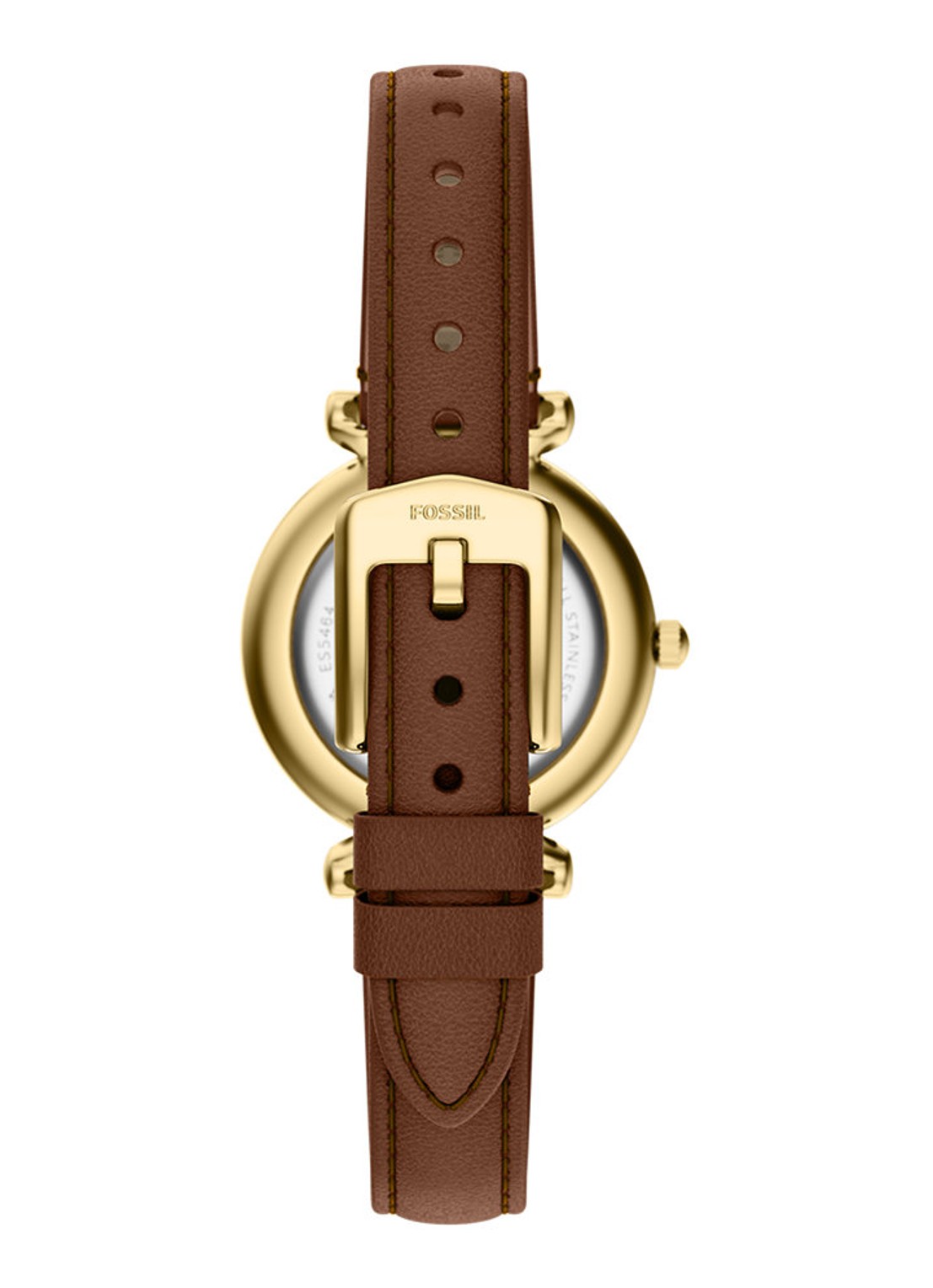 Fossil Carlie horloge ES5464 - detail goud