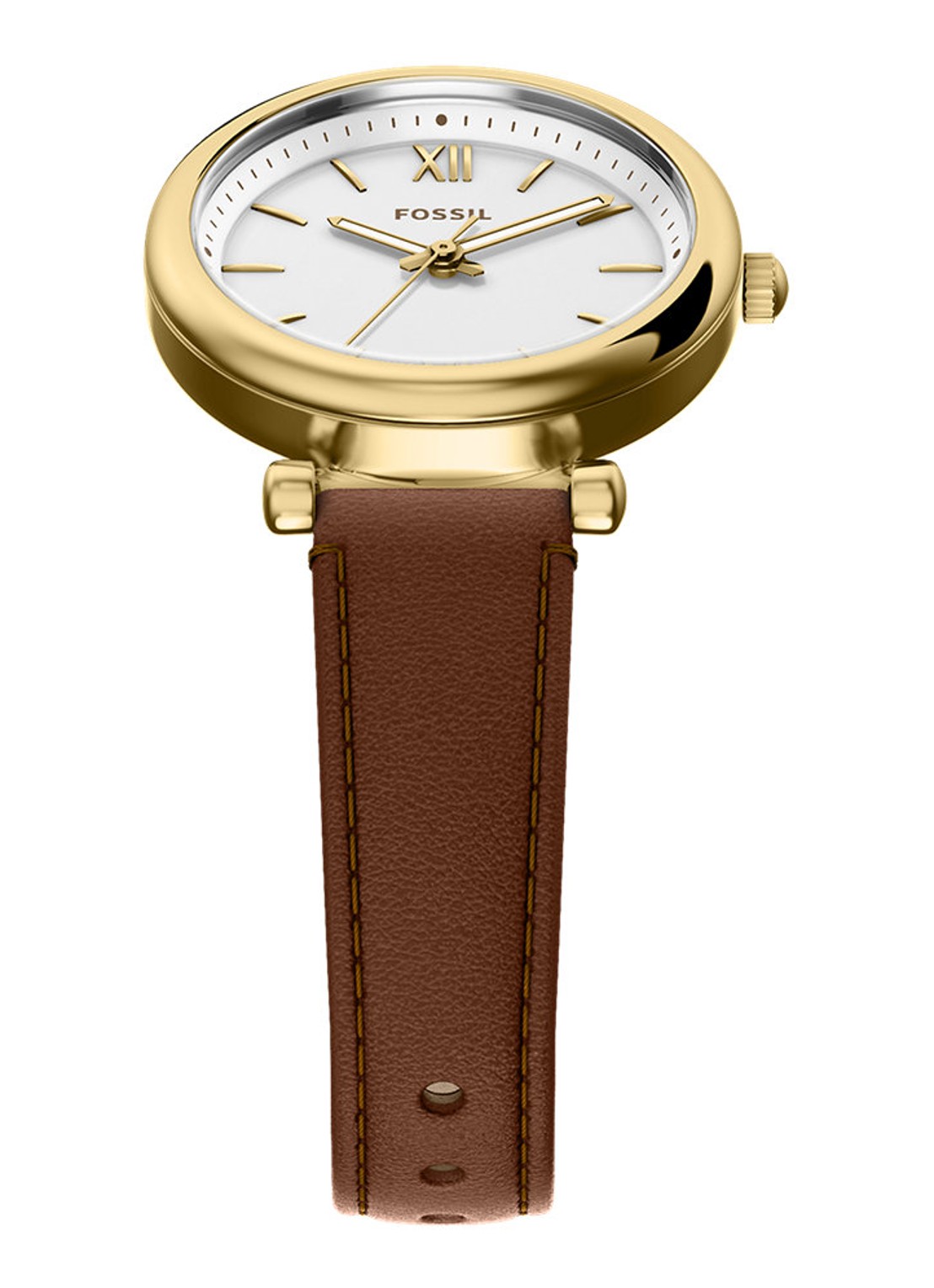 Fossil Carlie horloge ES5464 - detail 3 goud