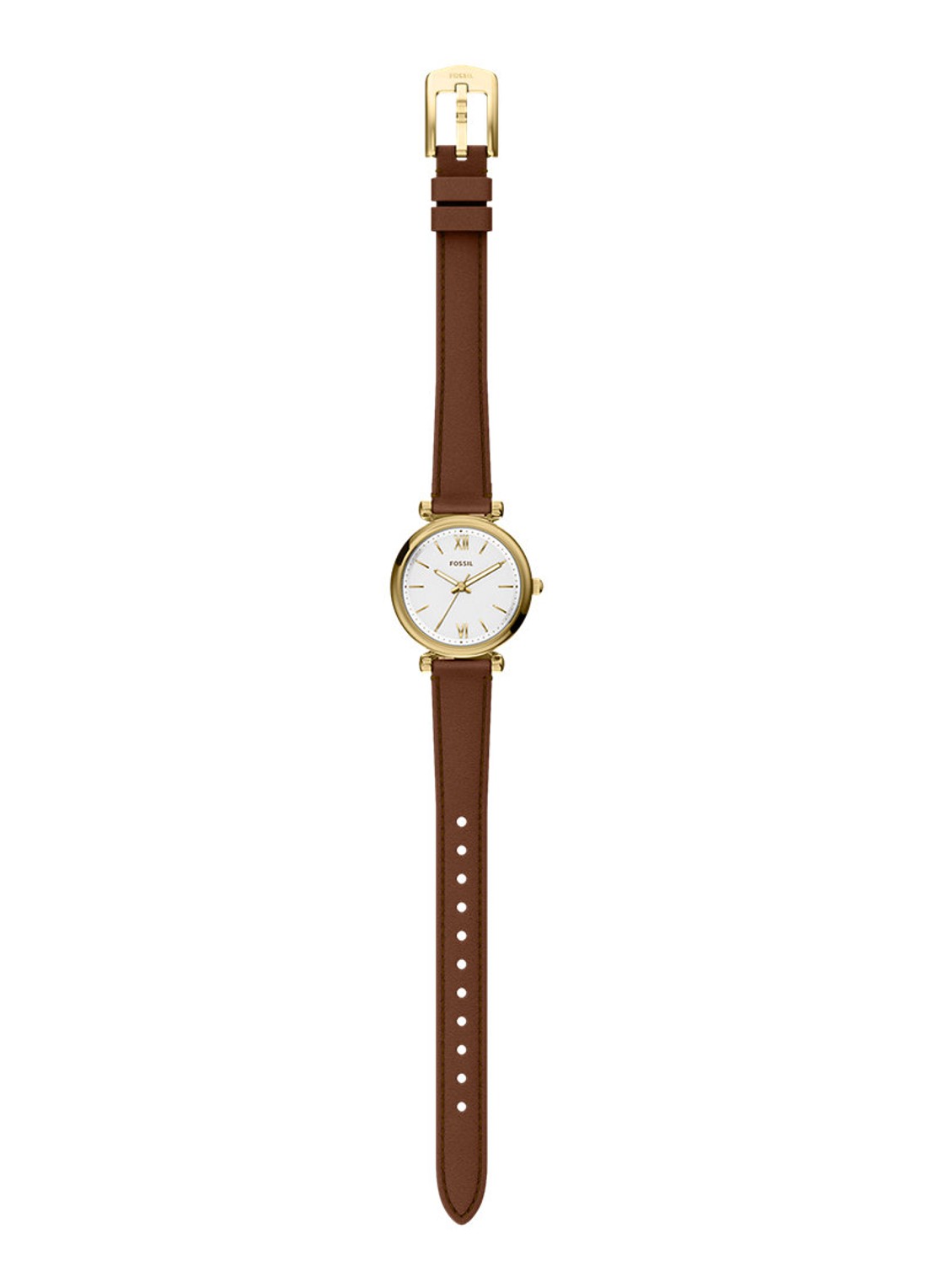 Fossil Carlie horloge ES5464 - detail 4 goud