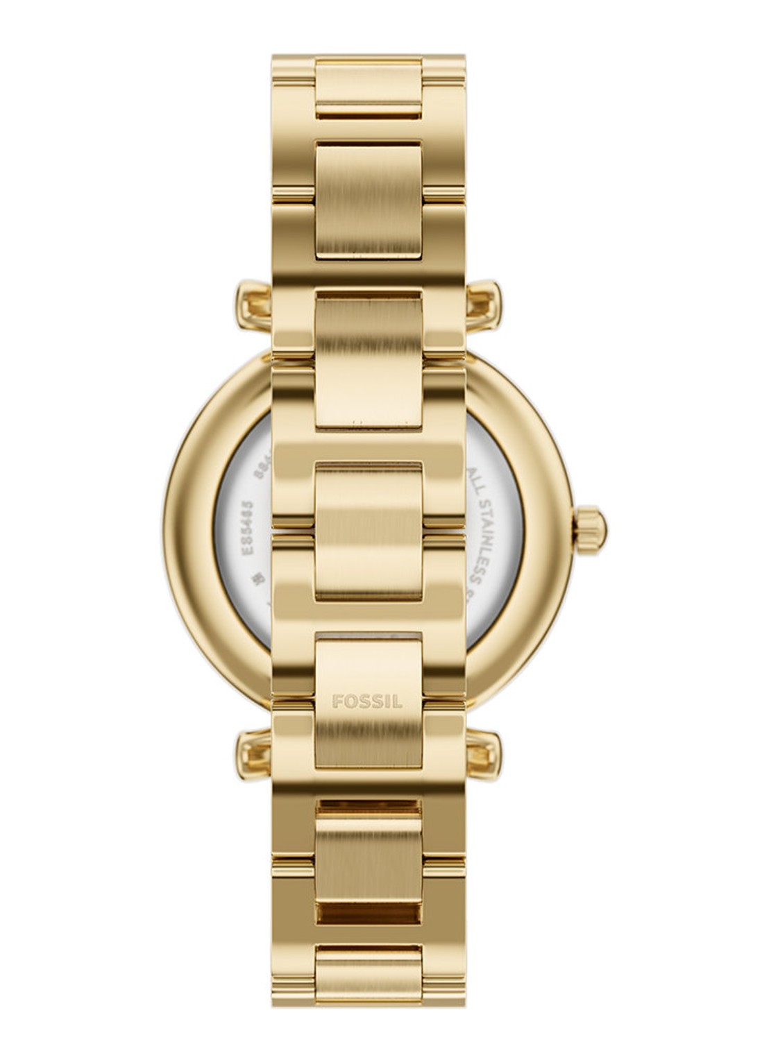 Fossil Carlie horloge ES5465 - detail goud