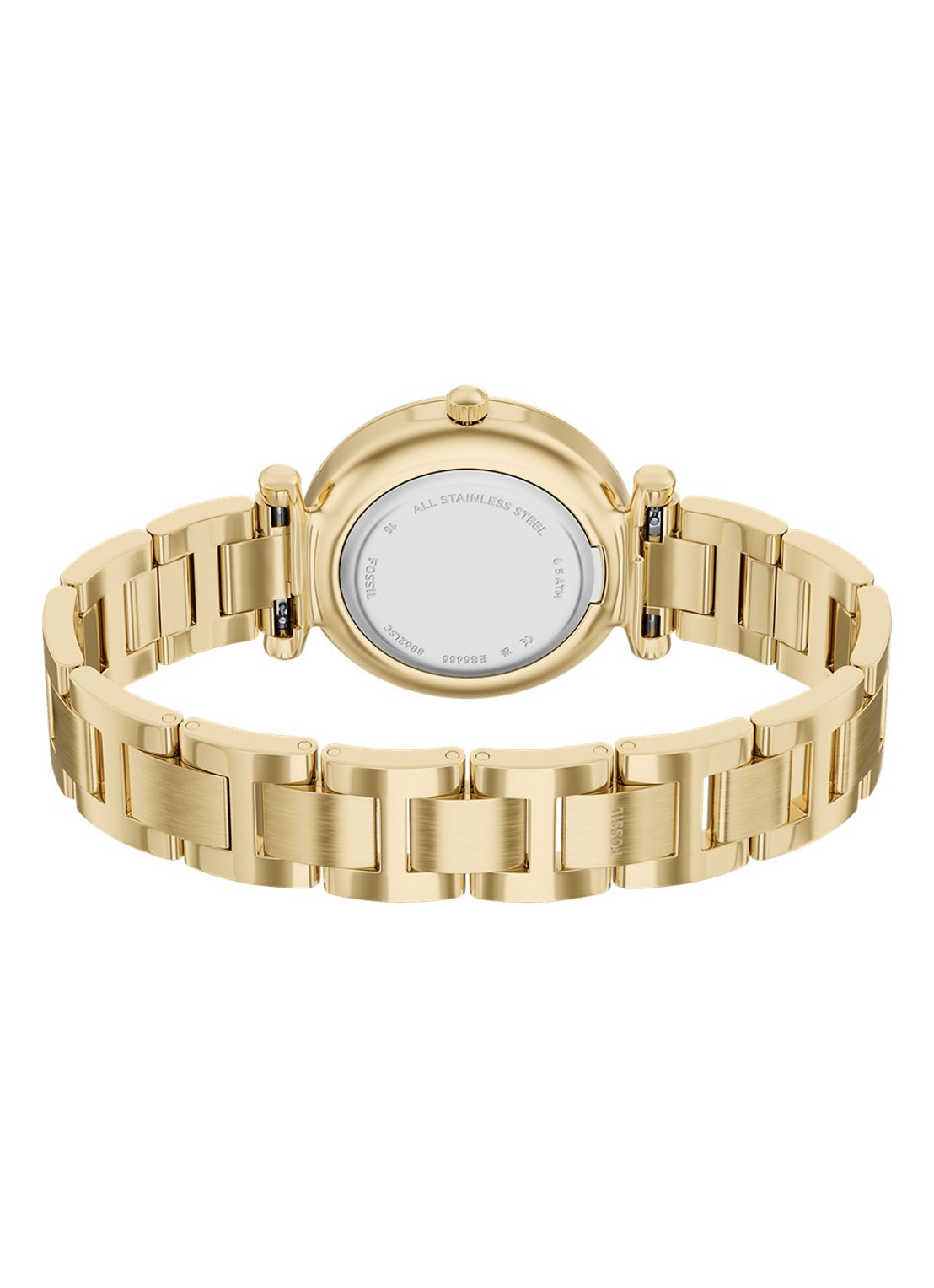 Fossil Carlie horloge ES5465 - detail 4 goud