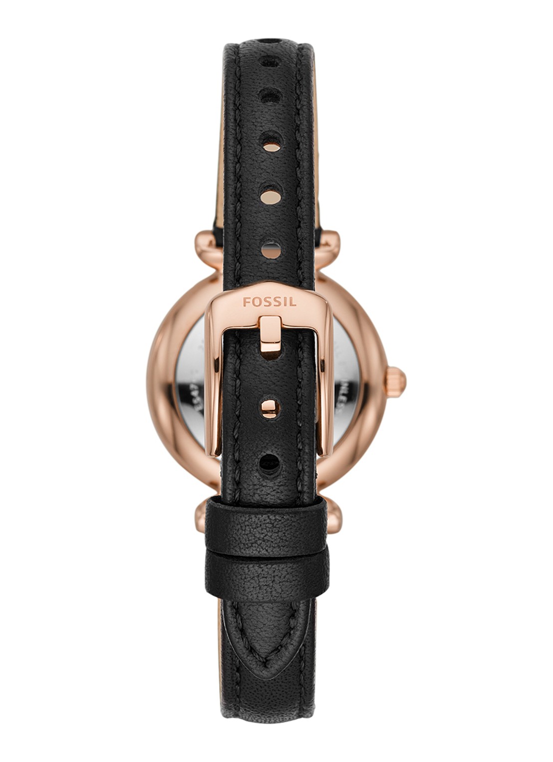 Fossil Carlie Mini horloge ES4700 - voorkant 4 roségoud
