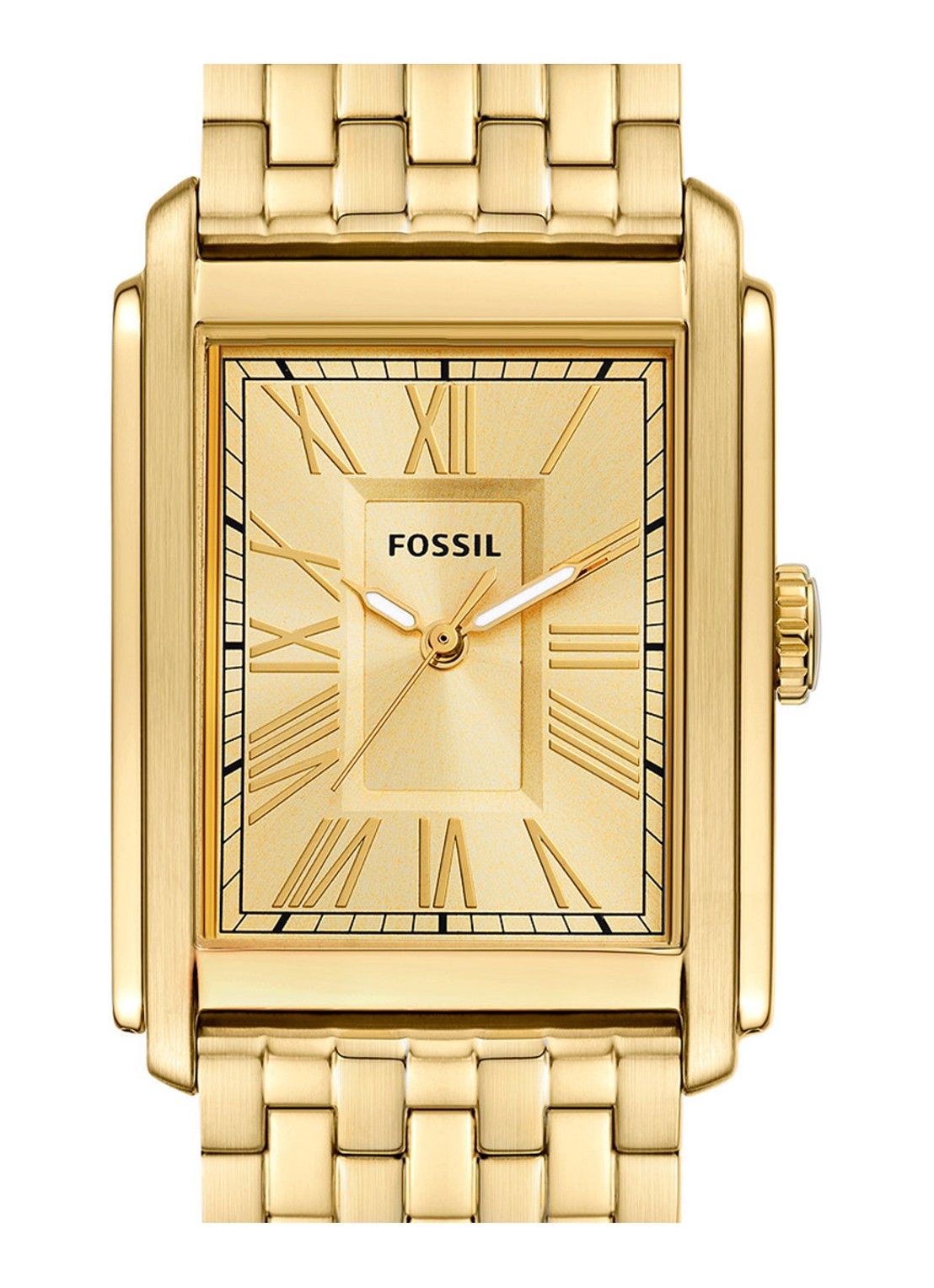 Fossil Carraway horloge FS6009 - detail 3 goud