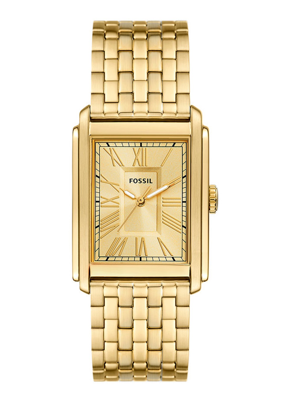 Fossil Carraway horloge FS6009 - voorkant 4 goud