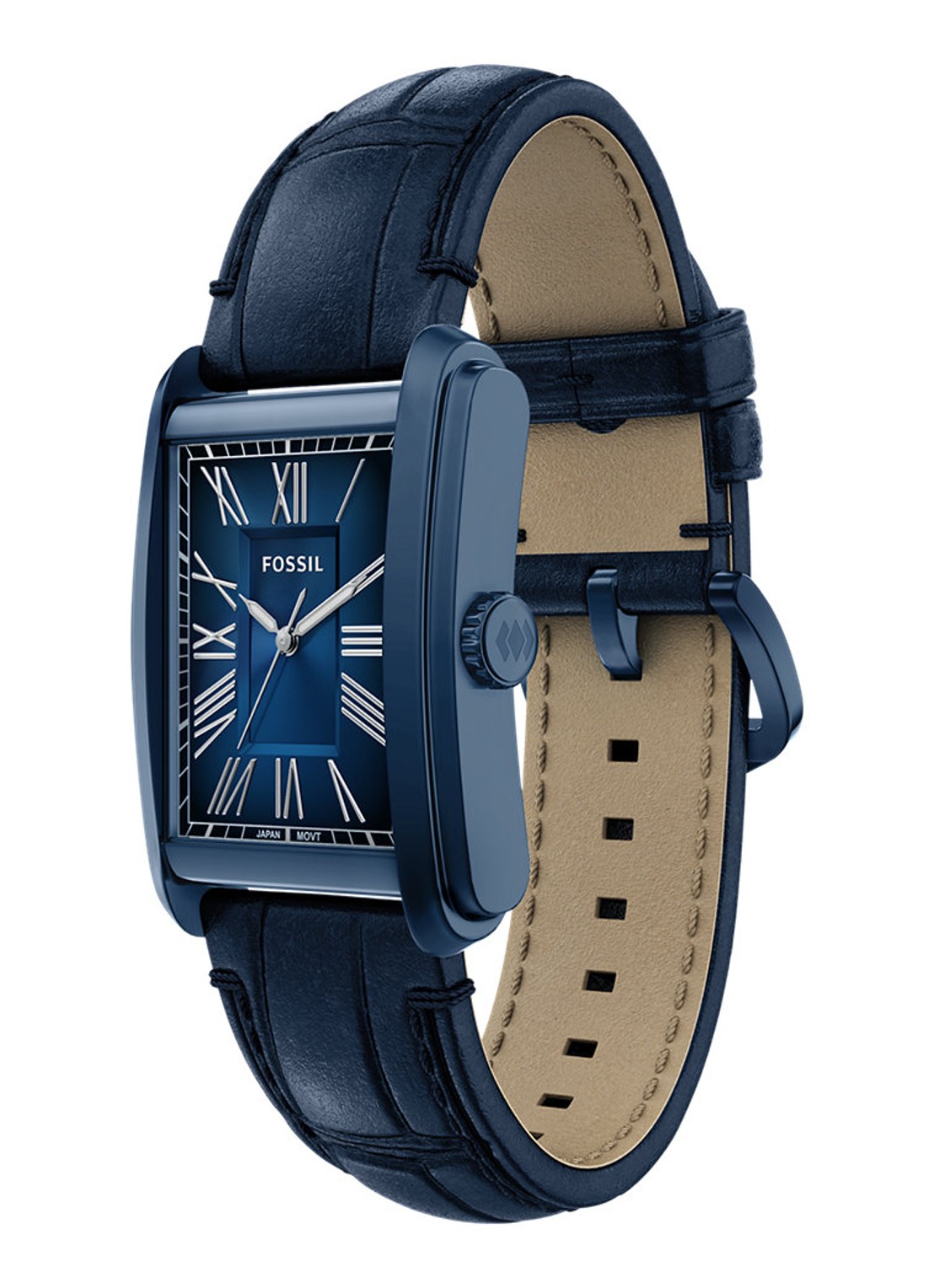 Fossil Carraway horloge FS6170 - detail 4 blauw