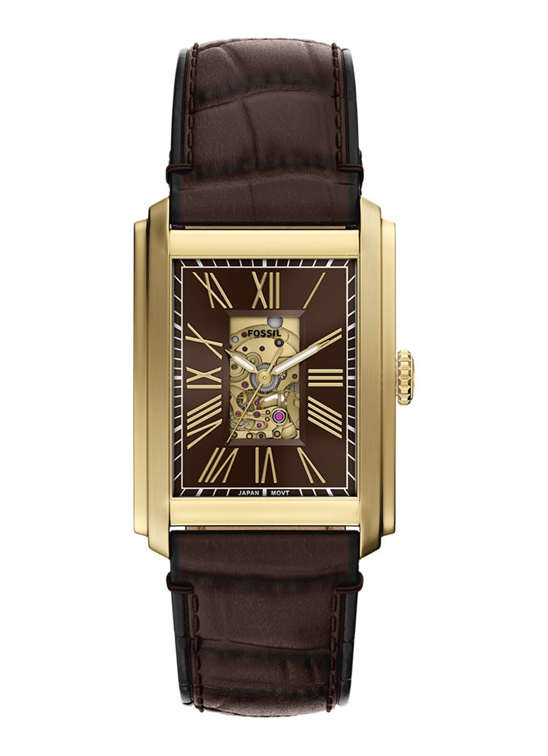 Fossil Carraway horloge ME3281 - voorkant 6 goud