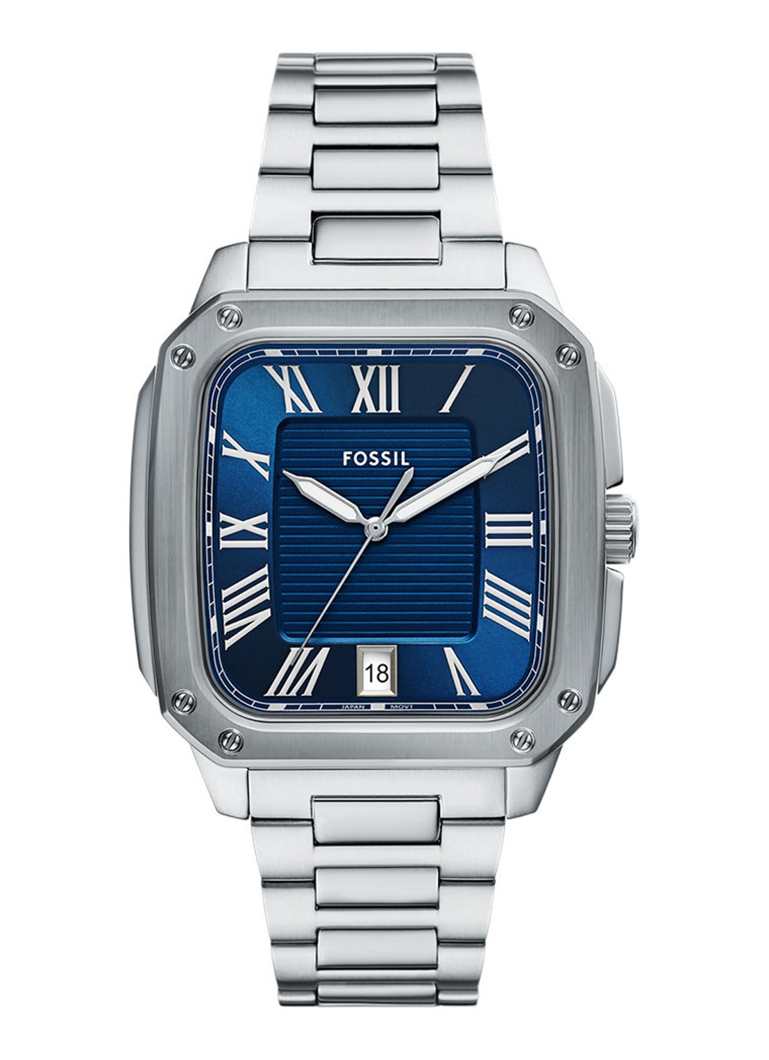 Fossil Crosby horloge FS6121 - voorkant 4 zilver