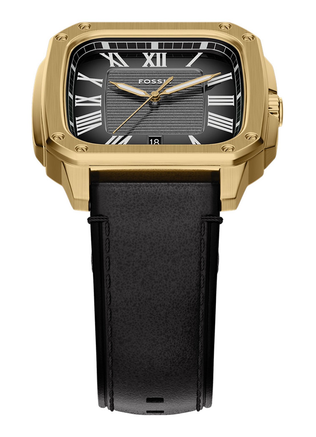 Fossil Crosby horloge FS6151 - detail 3 goud