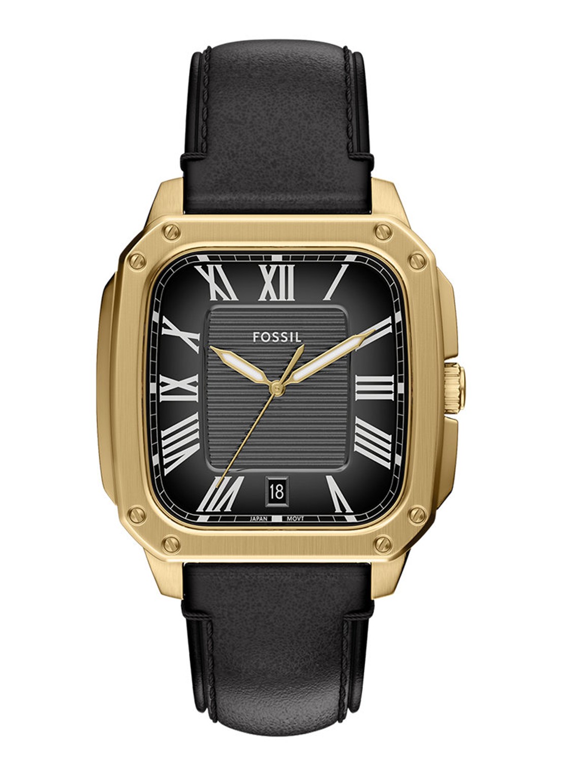 Fossil Crosby horloge FS6151 - voorkant 6 goud