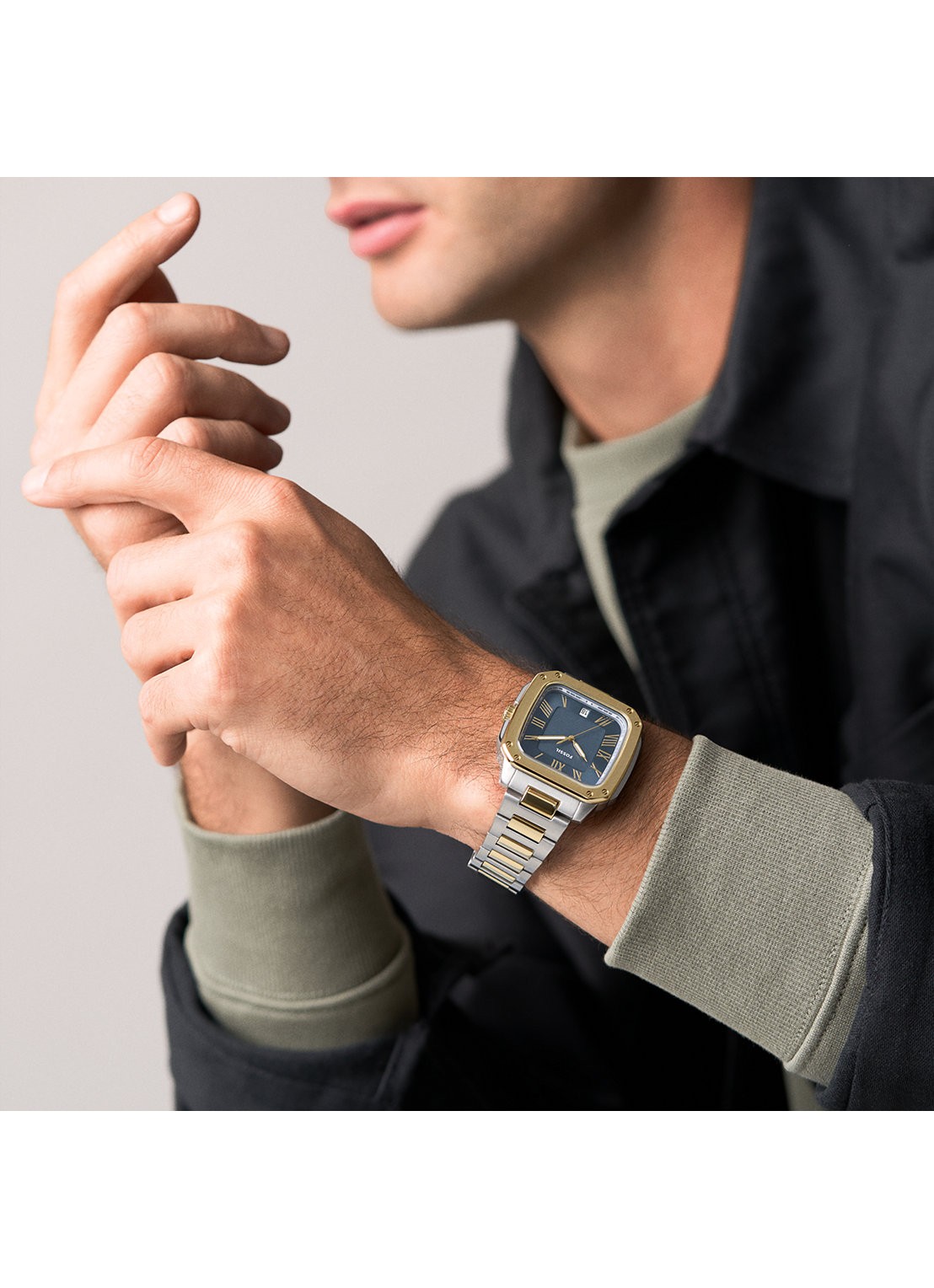 Fossil Crosby horloge FS6161 - detail 6 zilver