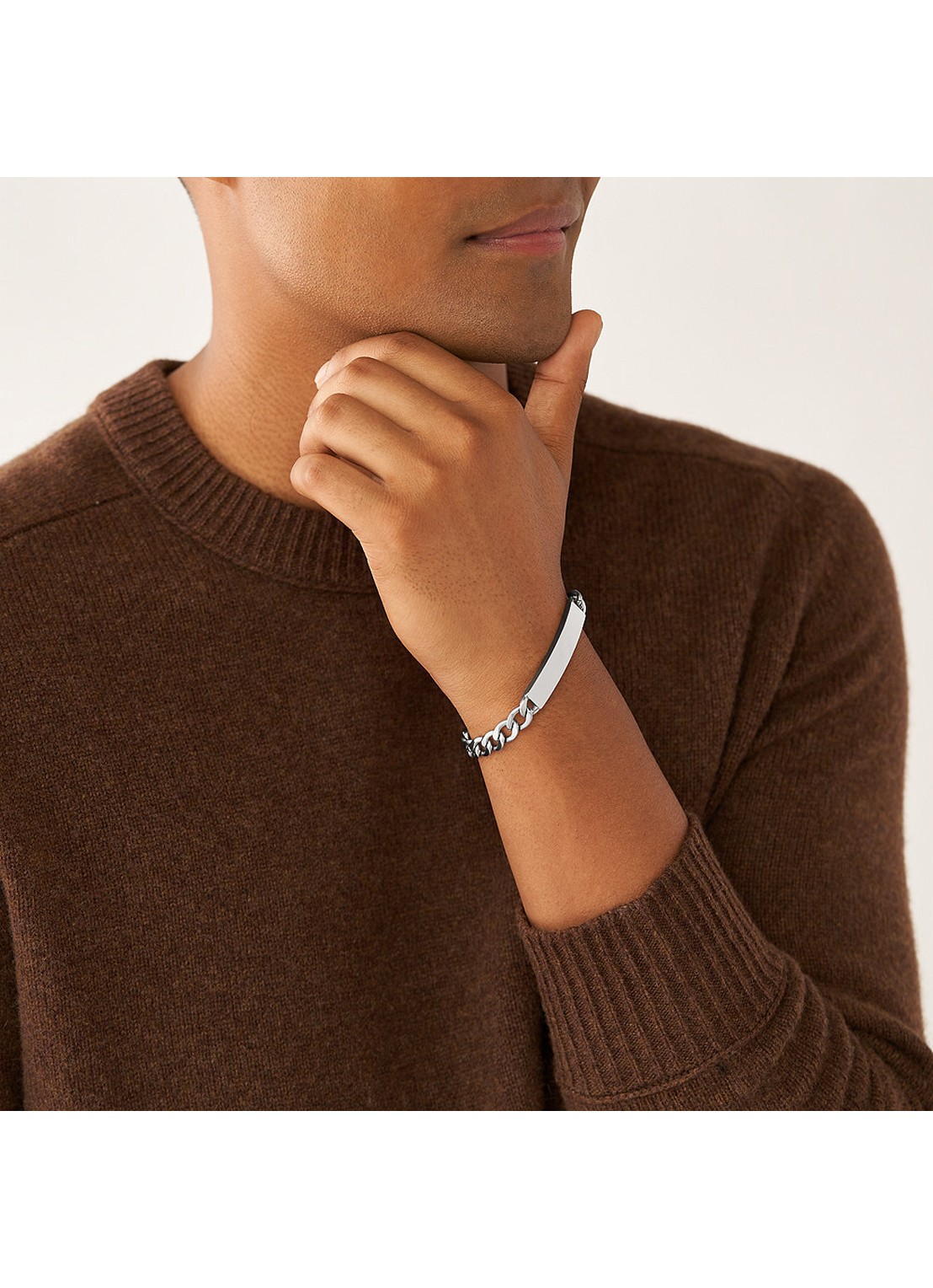 Fossil Drew schakelarmband JF04164040 - detail 3 zilver