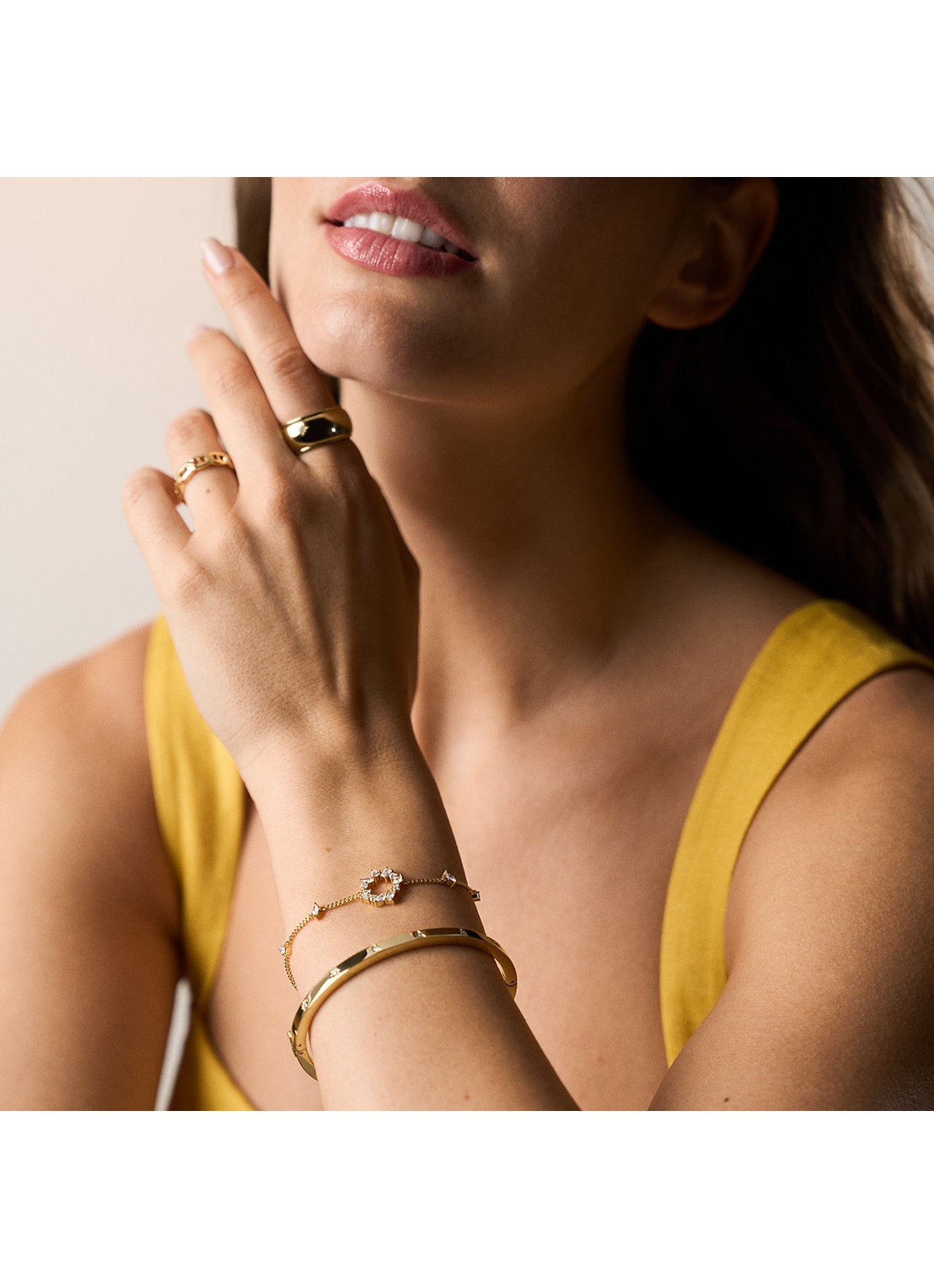 Fossil Ellis armband JA7296710 - detail 5 goud