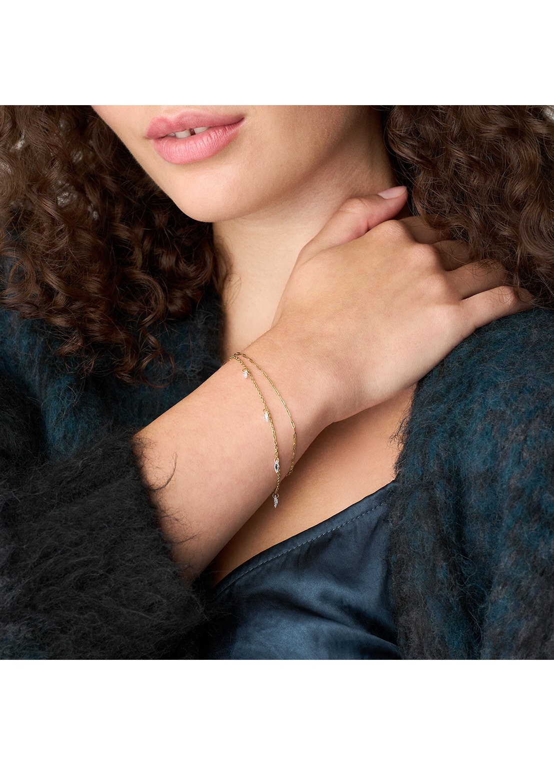 Fossil Ellis armband JF04895710 - detail 4 goud