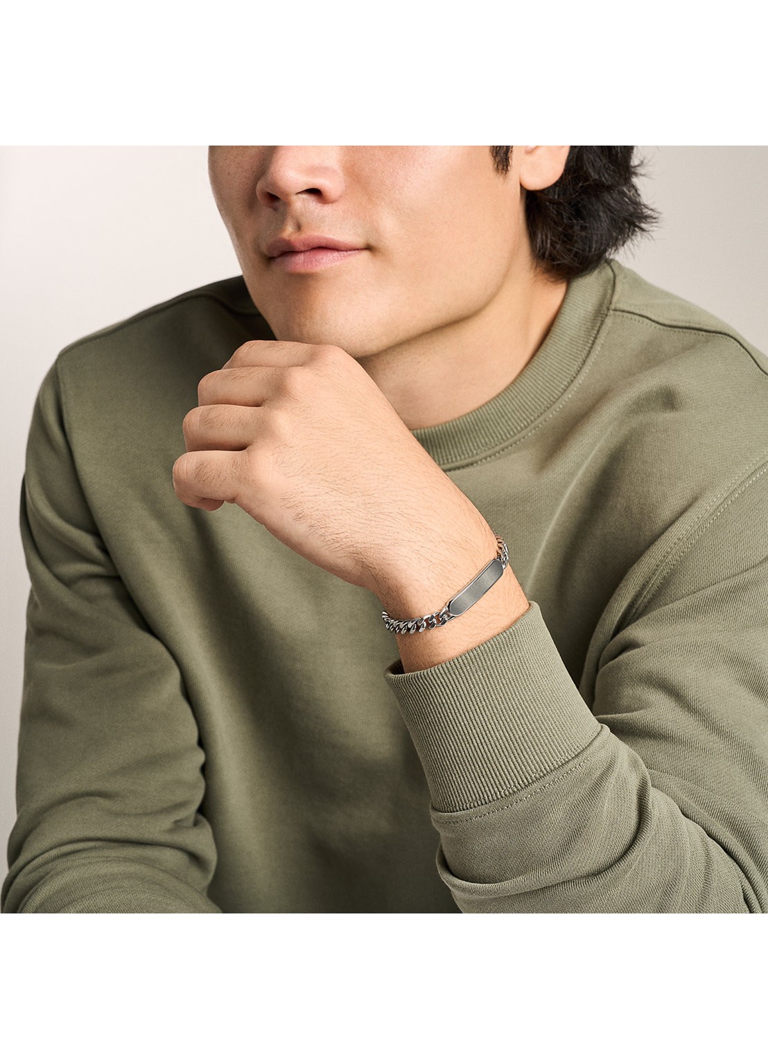 Fossil Ellis armband JF04982998 - detail 5 zilver