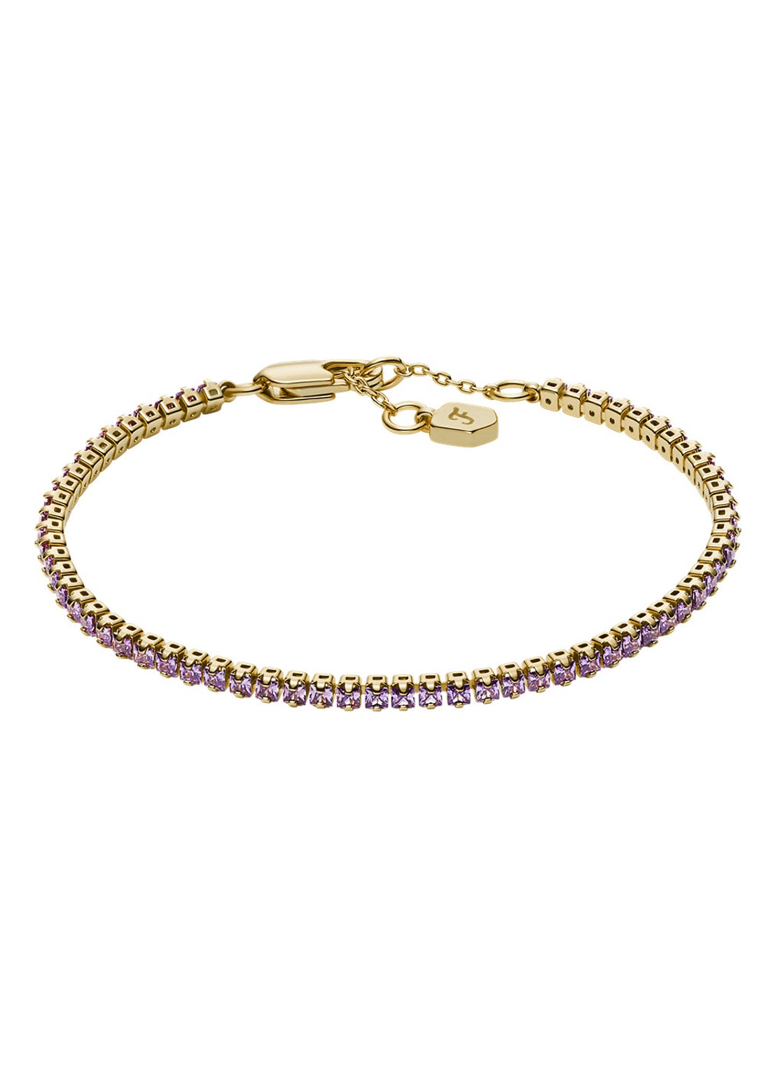 Fossil Ellis armband verguld JA7306710 - voorkant 5 goud