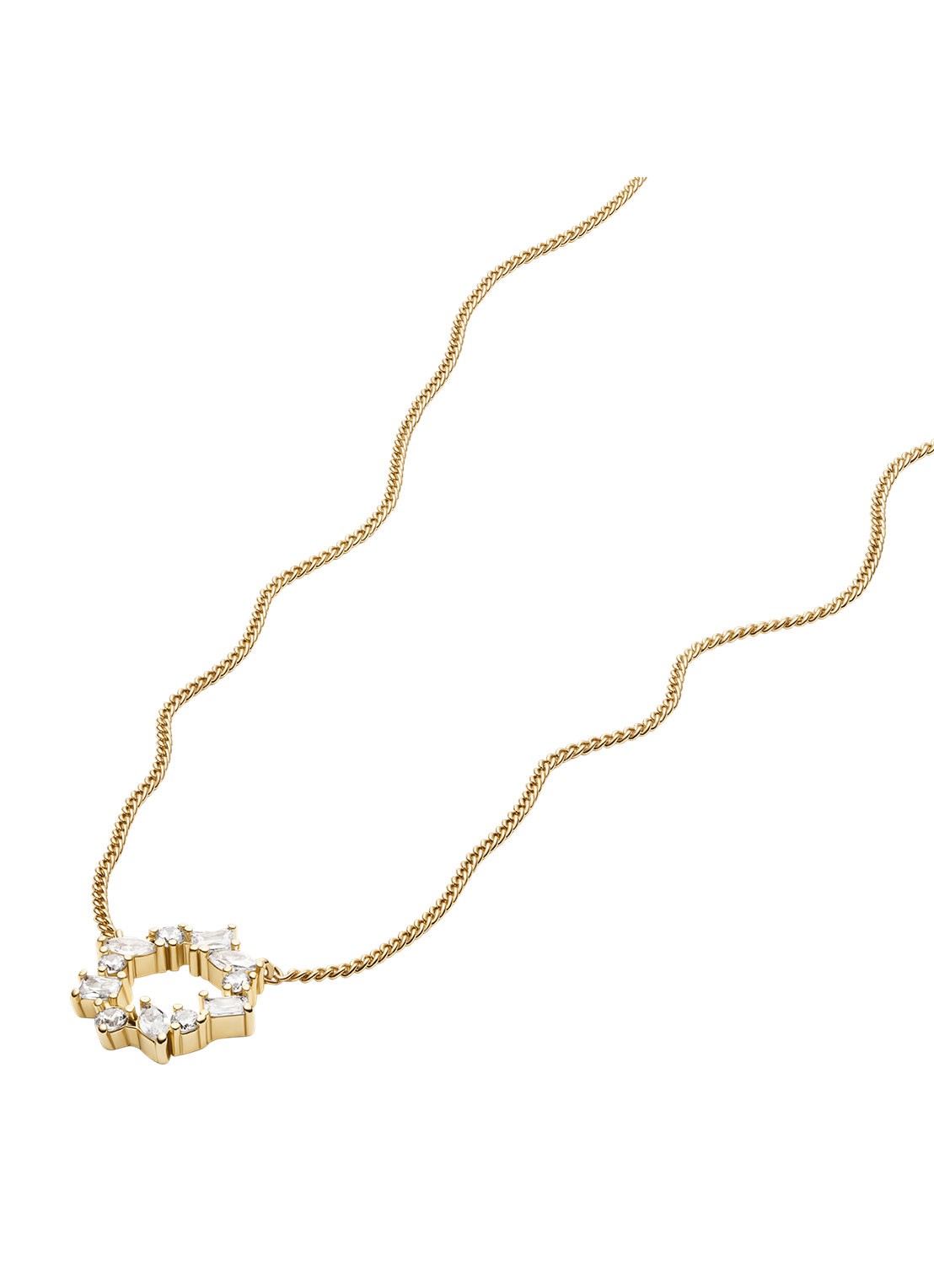 Fossil Ellis ketting JA7295710 - detail 2 goud