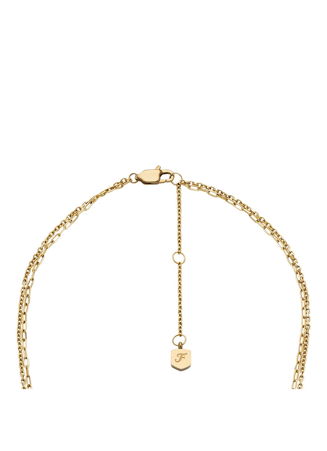 Fossil Ellis ketting  JF04894710 - detail 4 goud