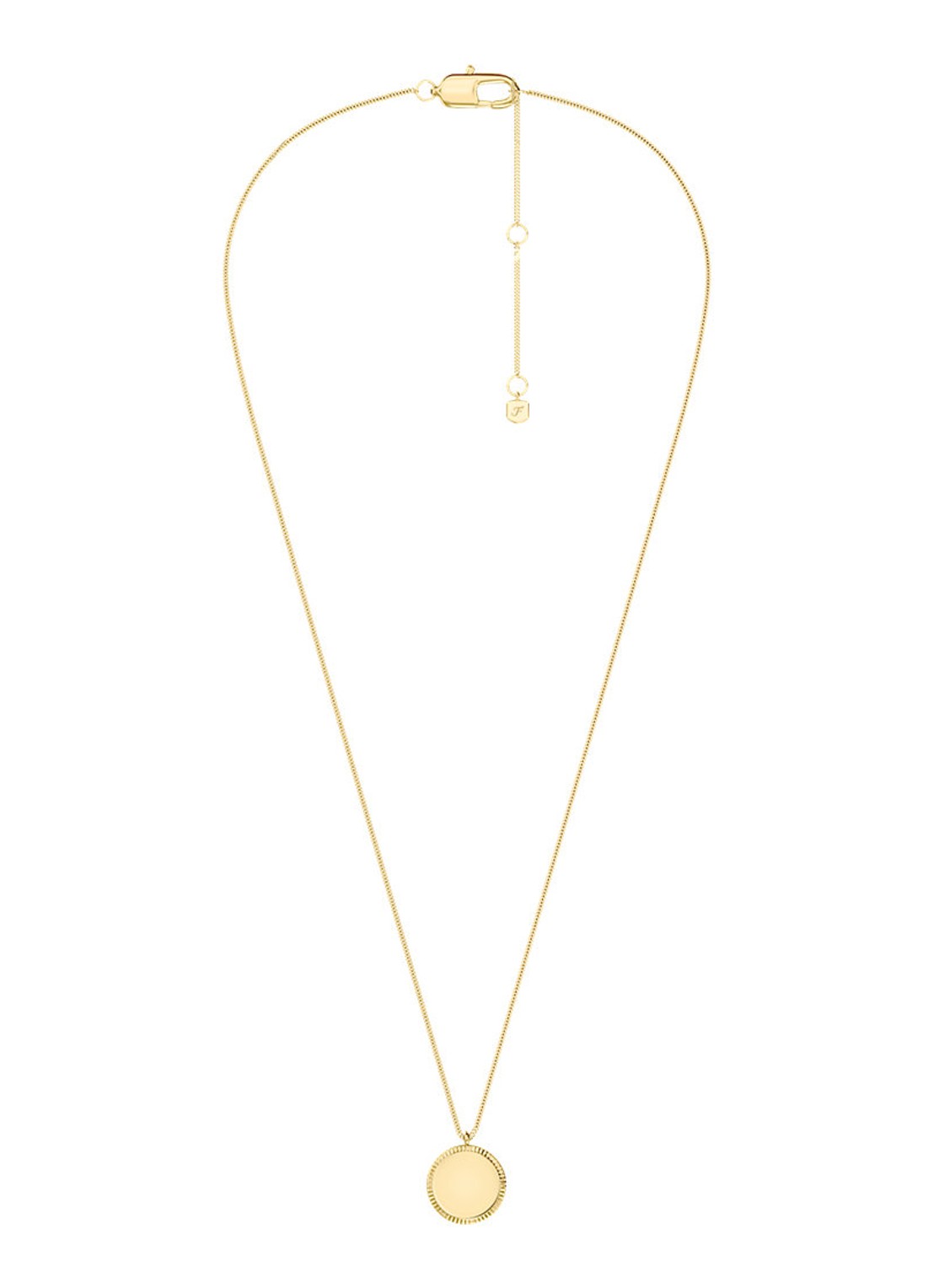 Fossil Ellis ketting JF04977710 - detail 3 goud